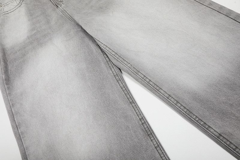 Jean Men's American Retro High-Street Grey Jeans Size US 32 / EU 48 - 3 Thumbnail