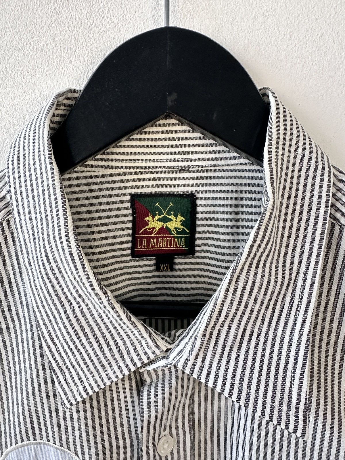 La Martina La Martina Buenos Aires Polo Shirt XXL Striped Multi Patch Size US M / EU 48-50 / 2 - 10 Thumbnail
