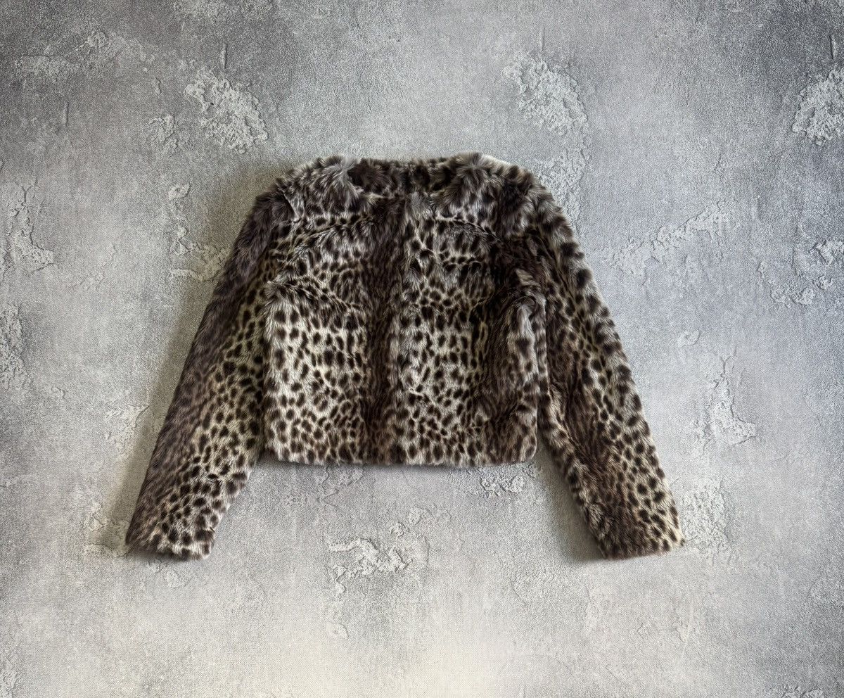Hysteric Glamour Rare Faux Fur jacket bomber blazer Y2K Avantgarde L.G.B. 90s Size XS / US 0-2 / IT 36-38 - 8 Thumbnail