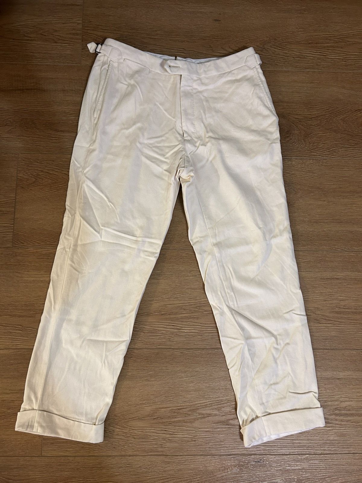 Proper Cloth 32x27 Propercloth Heavy Brushed Cotton Side Dress Pant Size US 32 / EU 48 - 1 Thumbnail