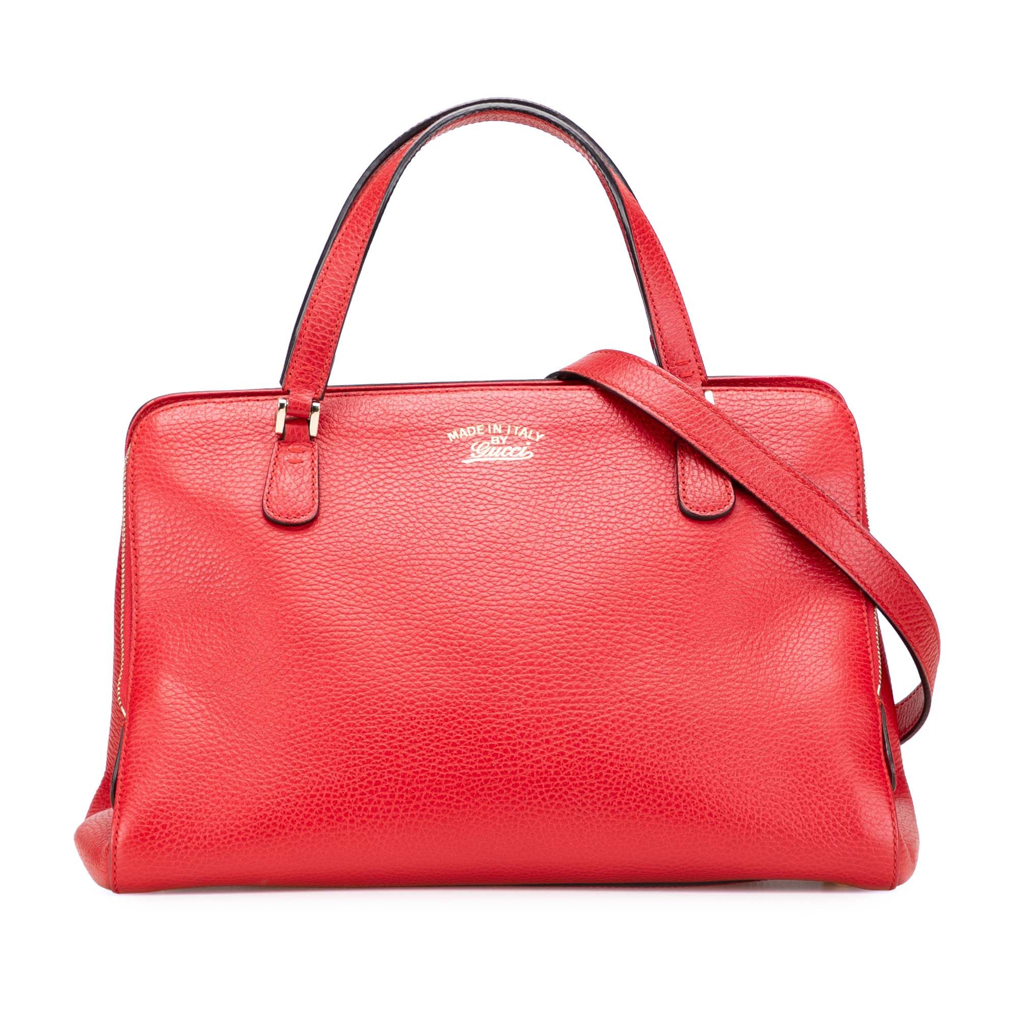 Gucci Gucci Calfskin Swing Top Handle Satchel Size ONE SIZE - 1 Thumbnail