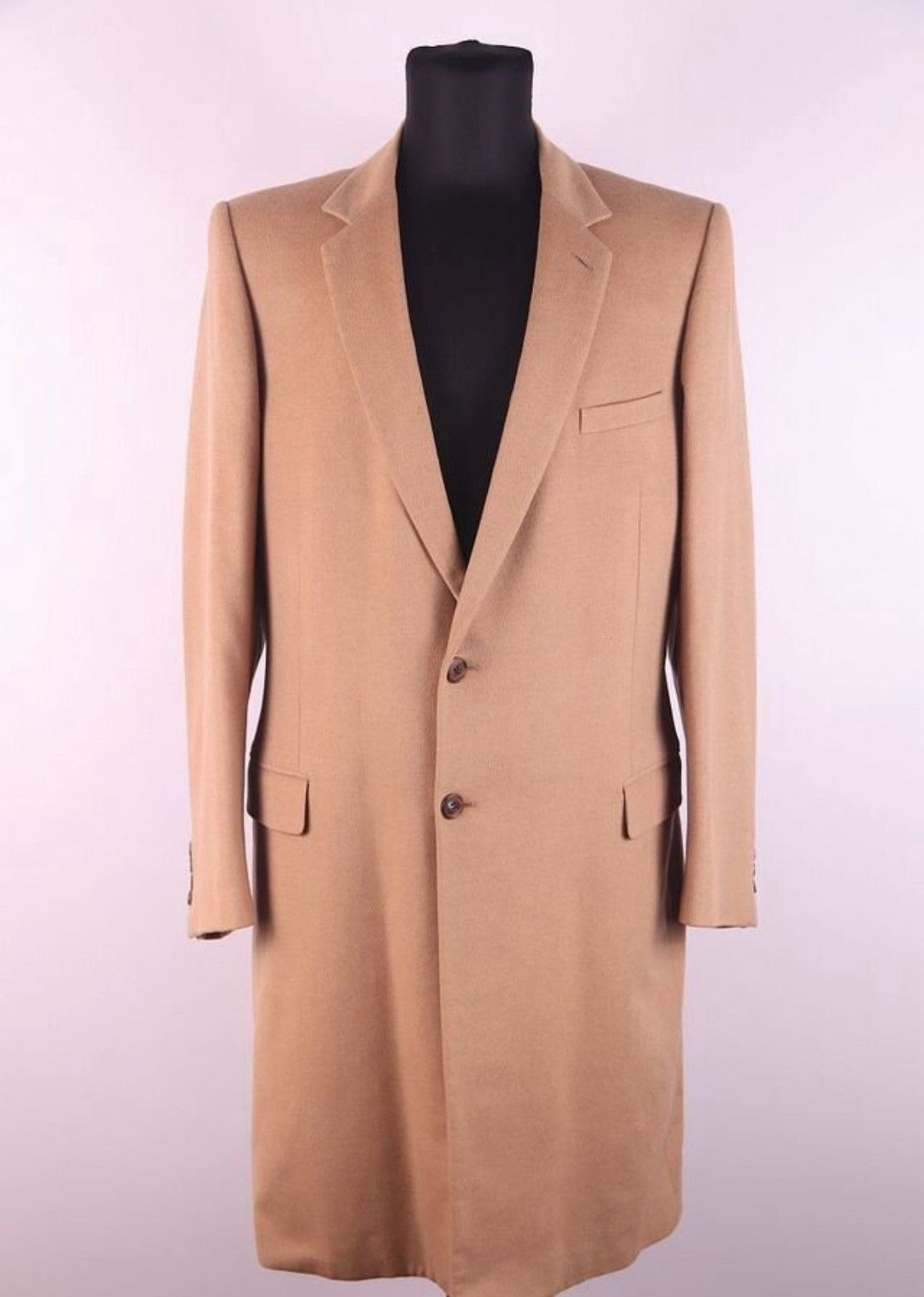 Dior Dior Homme FW2009 Camelhair Wool Heavy Coat Beige Size US L / EU 52-54 / 3 - 1 Thumbnail
