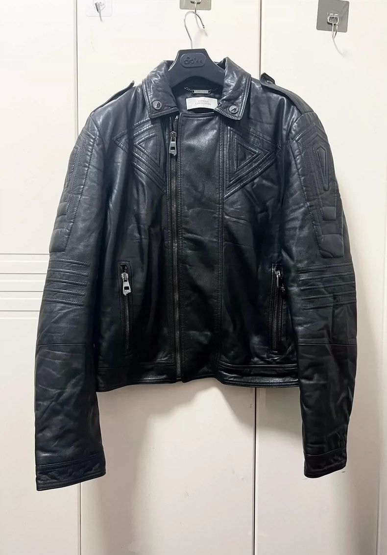 Versace Versace Genuine leather jacket Size US L / EU 52-54 / 3 - 2 Thumbnail