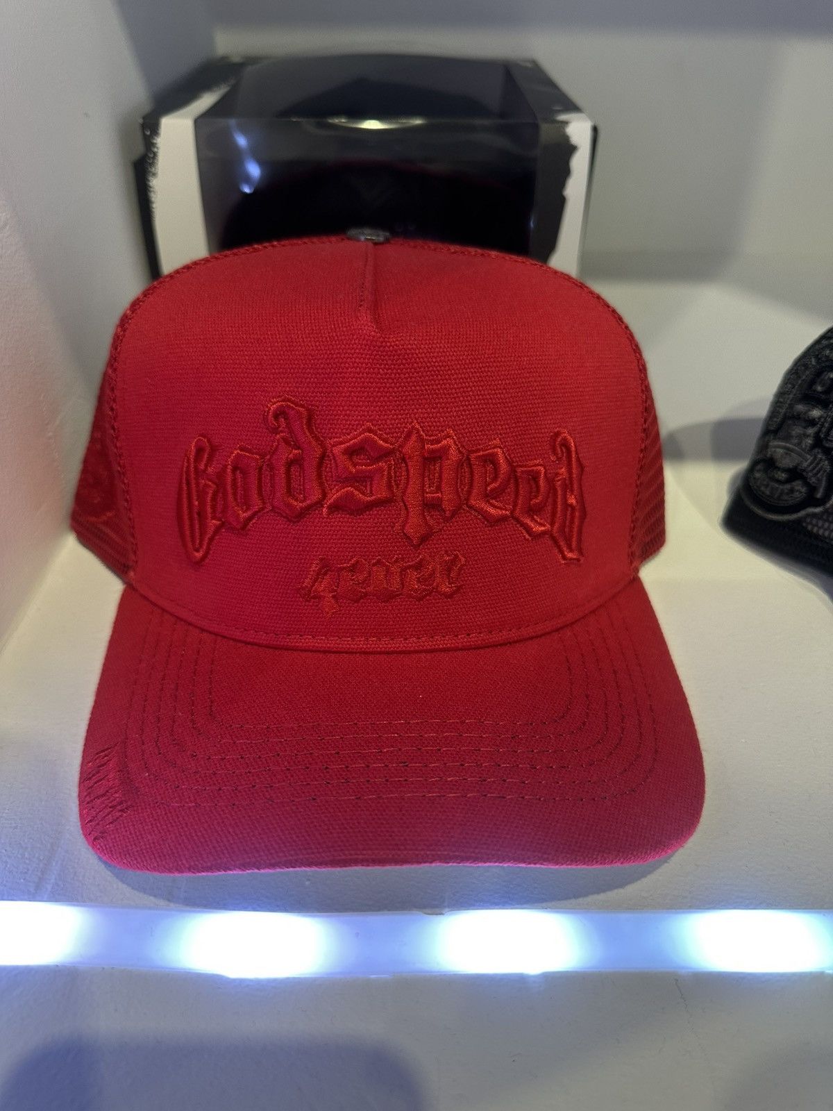 Godspeed Godspeed "RED/RED" Trucker Hat Size ONE SIZE - 1 Thumbnail