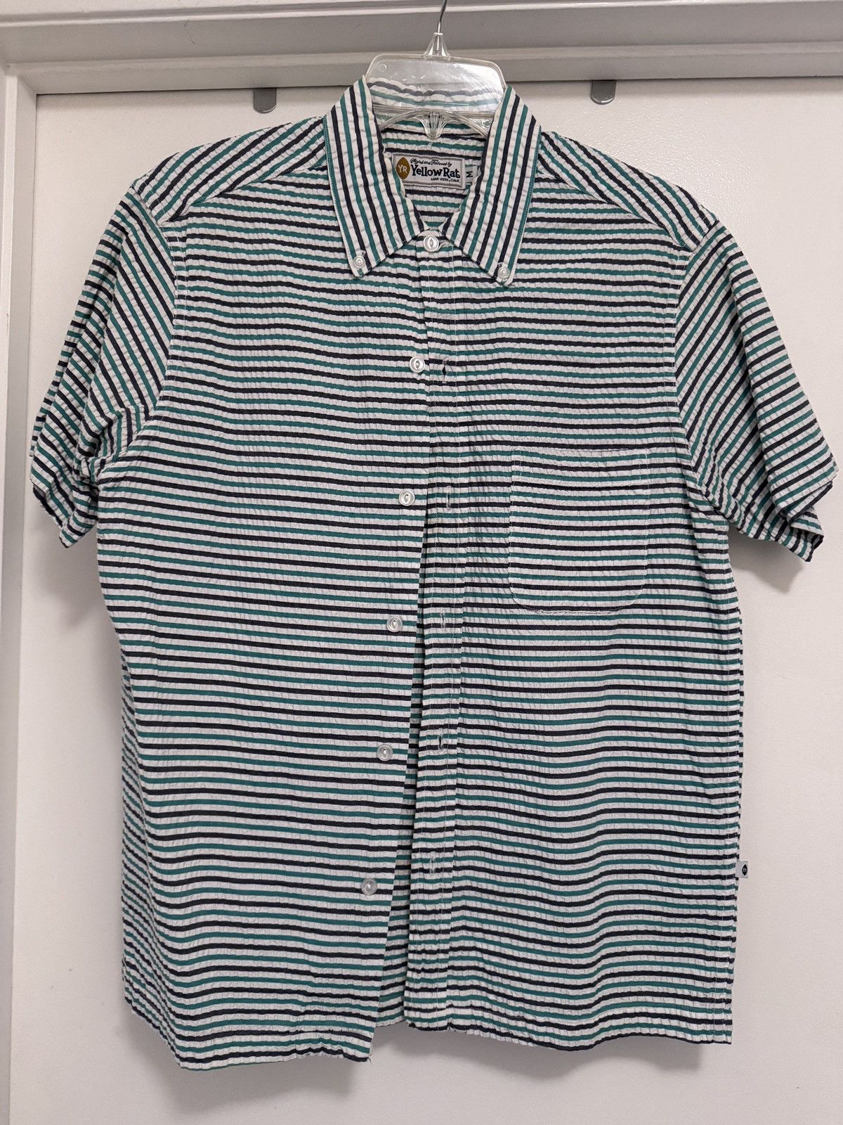 Yellow Rat Yellow Rat Vintage Short Sleeve Button Up sz medium Size US M / EU 48-50 / 2 - 1 Thumbnail