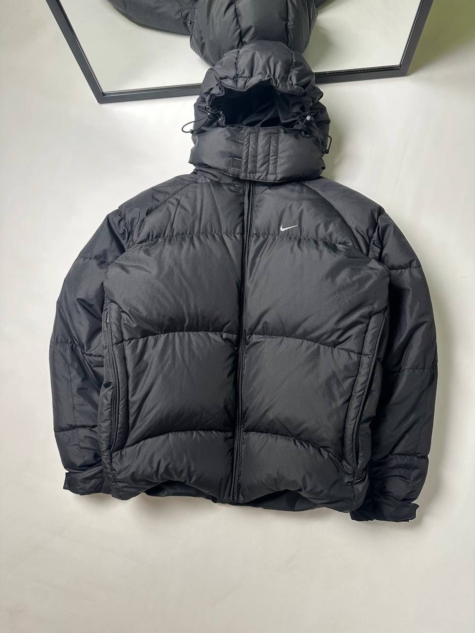 Nike 90s Vintage Nike Down Puffer Jacket Black NEW CONDITION 🔥 Size US L / EU 52-54 / 3 - 1 Thumbnail