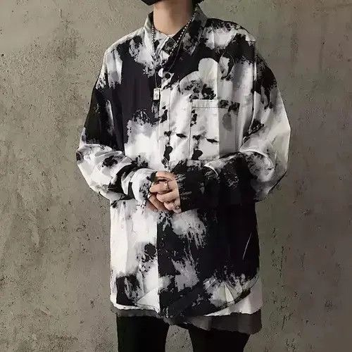 Japanese Brand × Vintage Black White streetwear t-shirt Size US L / EU 52-54 / 3 - 4 Thumbnail