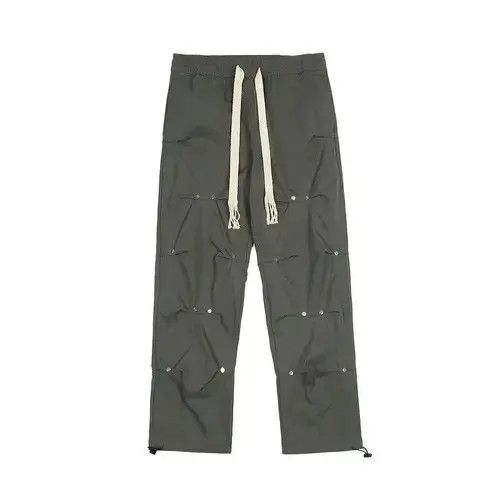 Japanese Brand Button Pleated Pants Cargo y2k streetwear Size US 30 / EU 46 - 4 Thumbnail