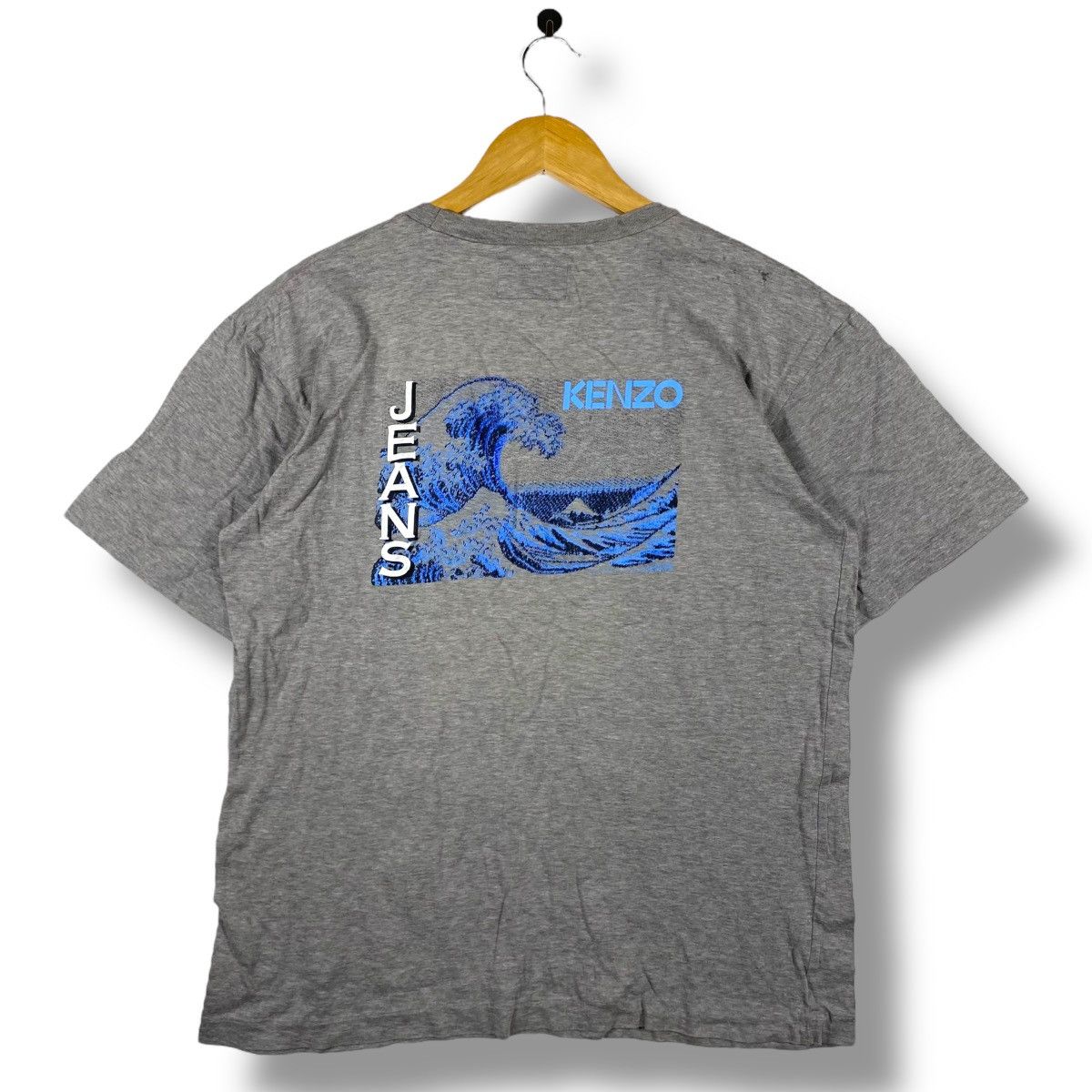 Kenzo × Vintage Vintage 90's KENZO JEANS Iconic Logo Graphic Tee Shirt Size ONE SIZE - 1 Thumbnail