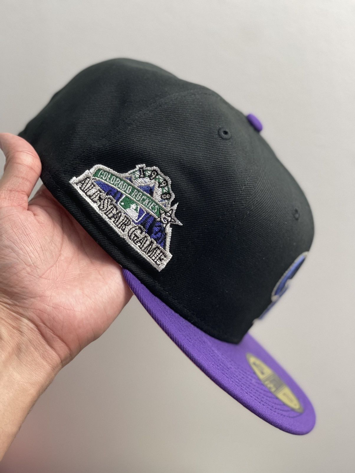 Hat Club Hat Club Exclusive Colorado Rockies 1998 ASG Pink UV 7 3/8 Size ONE SIZE - 3 Thumbnail