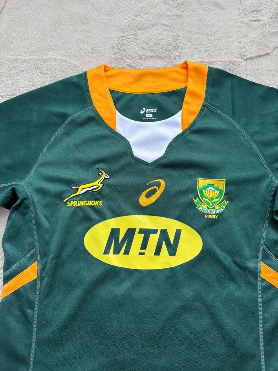 Asics Vintage 90’s Rugby South Africa Springboks Deller Jersey Size US M / EU 48-50 / 2 - 2 Thumbnail