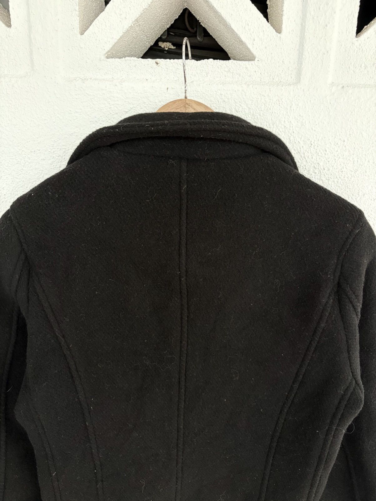 HARE Designer HARE Double Breasted Peacoat Wool Jacket Size US S / EU 44-46 / 1 - 9 Thumbnail