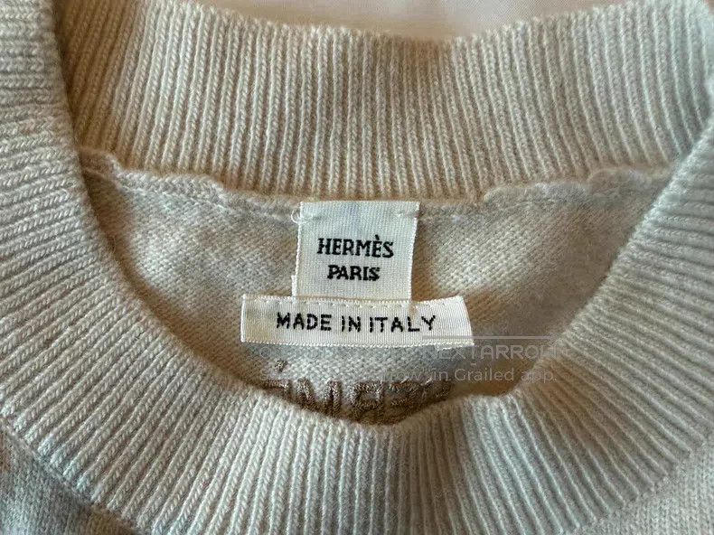 Hermes Hermes Wool long-sleeved shirt, wool Size XXS / US 00 / IT 34 - 3 Thumbnail