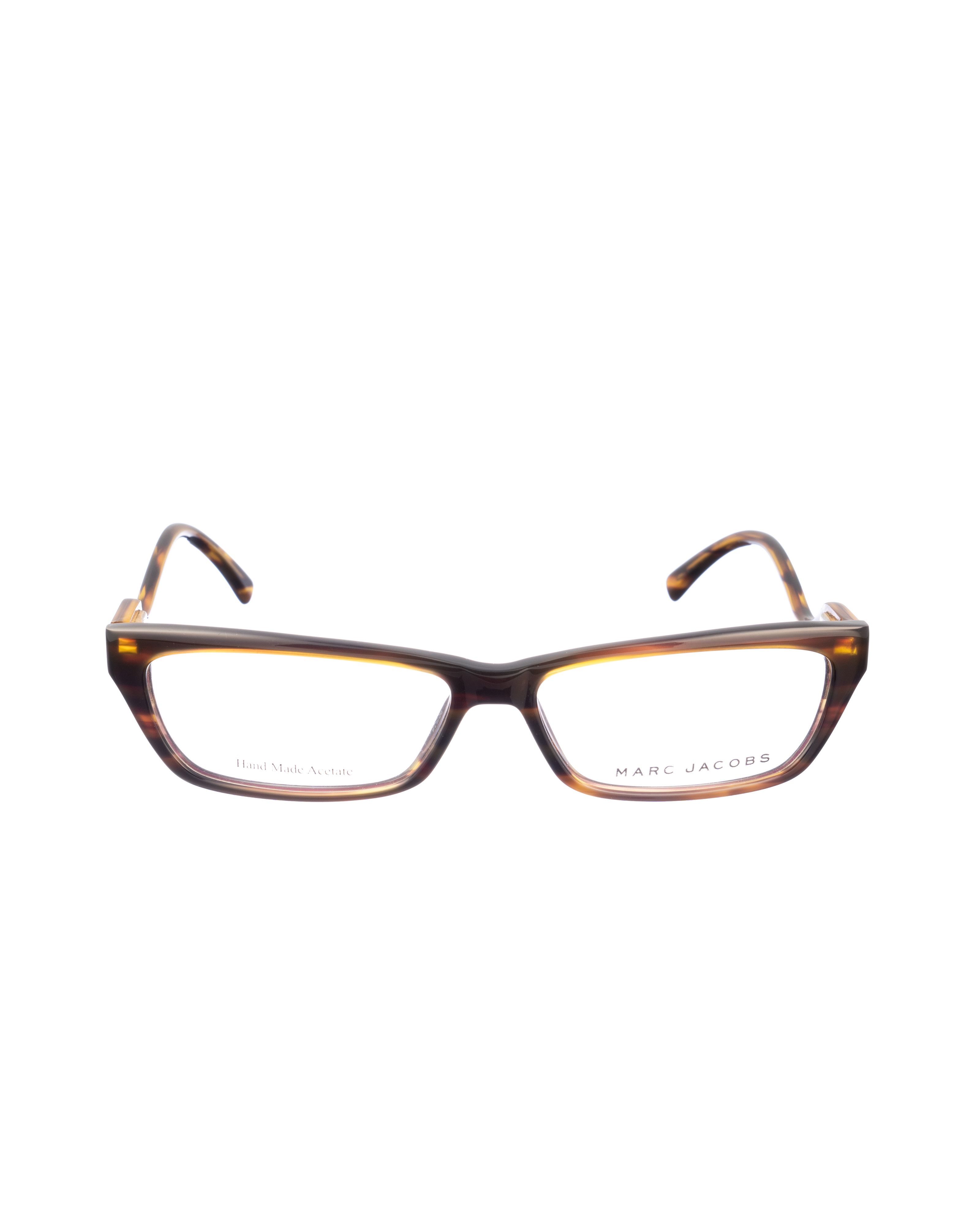 Marc Jacobs Marc Jacobs 00s Brown Rectangular Bent Temples Glasses Size ONE SIZE - 3 Thumbnail