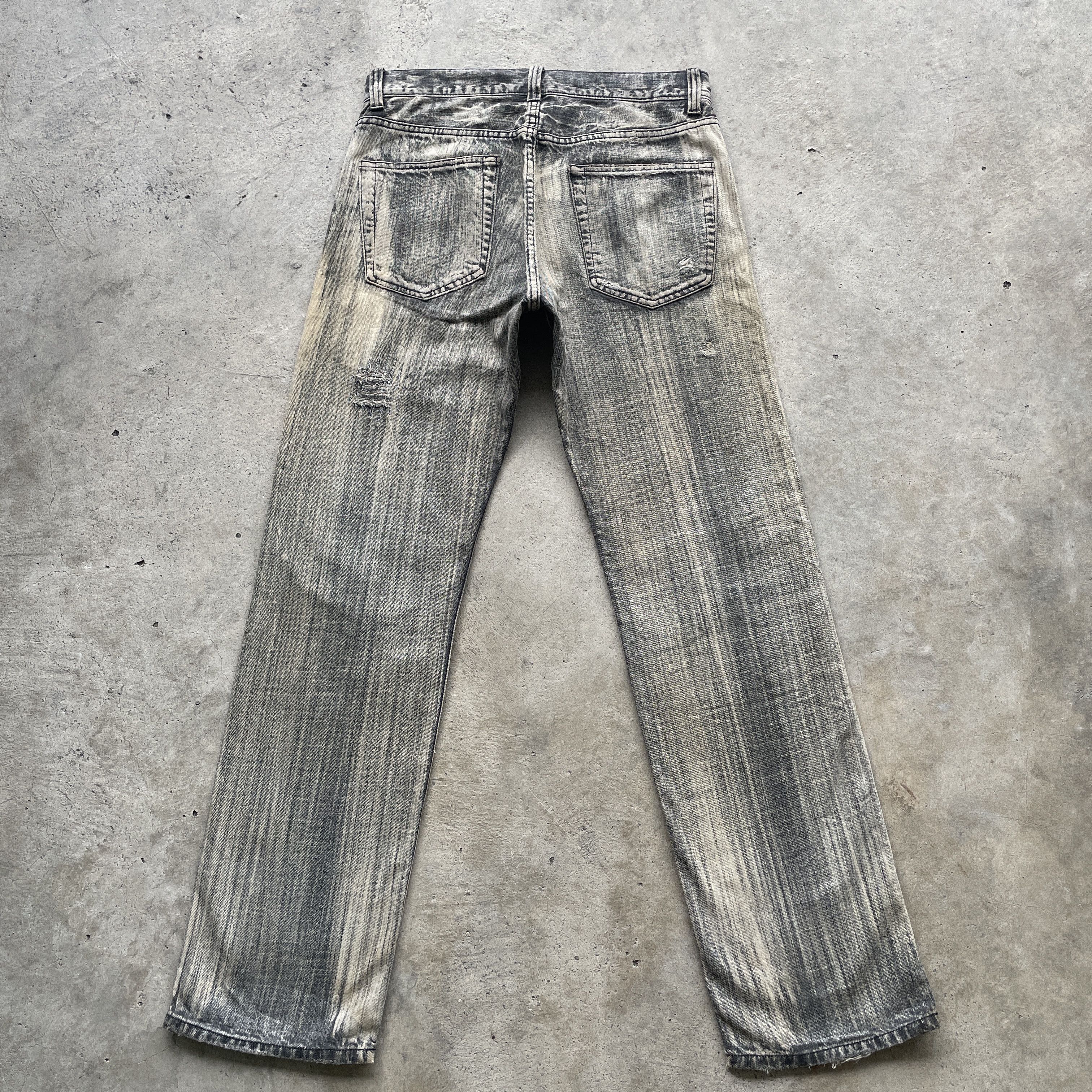 Japanese Brand × Vintage Vintage Japanese Acid Wash Distressed Faded Jeans Pants W32 Size US 32 / EU 48 - 12 Thumbnail