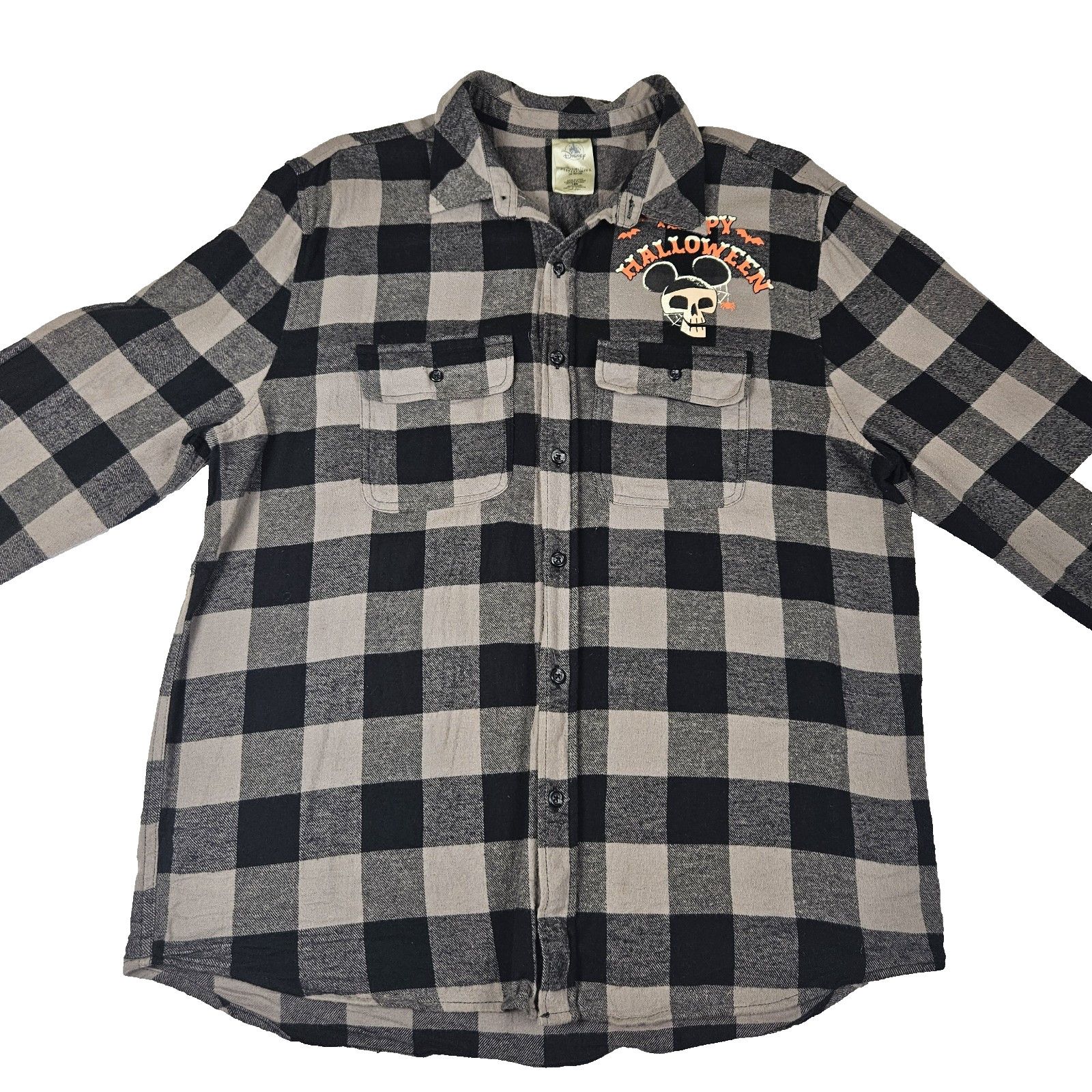Disney Walt Disney World Halloween Plaid Flannel Size US L / EU 52-54 / 3 - 2 Thumbnail