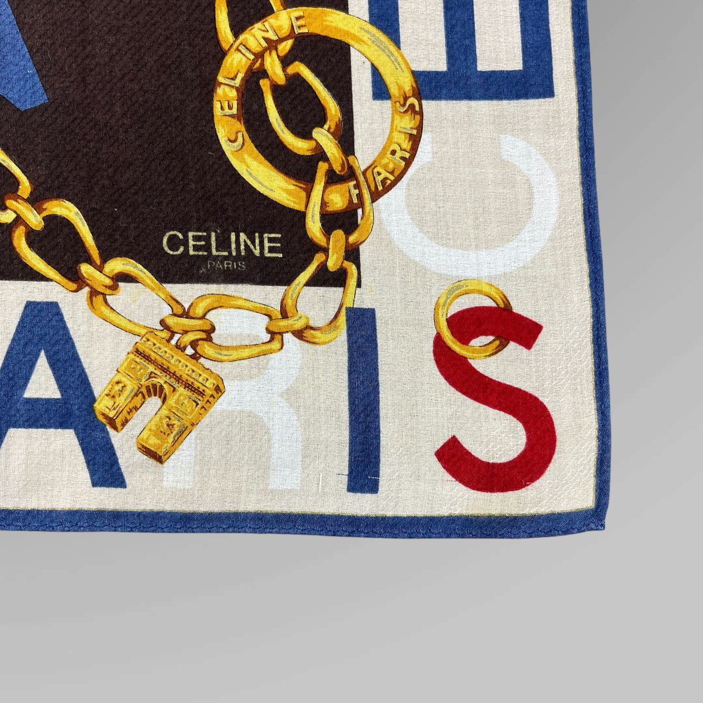 Vintage Vintage Celine Handkerchief / Bandana / Neckerchief B390 Size ONE SIZE - 3 Thumbnail