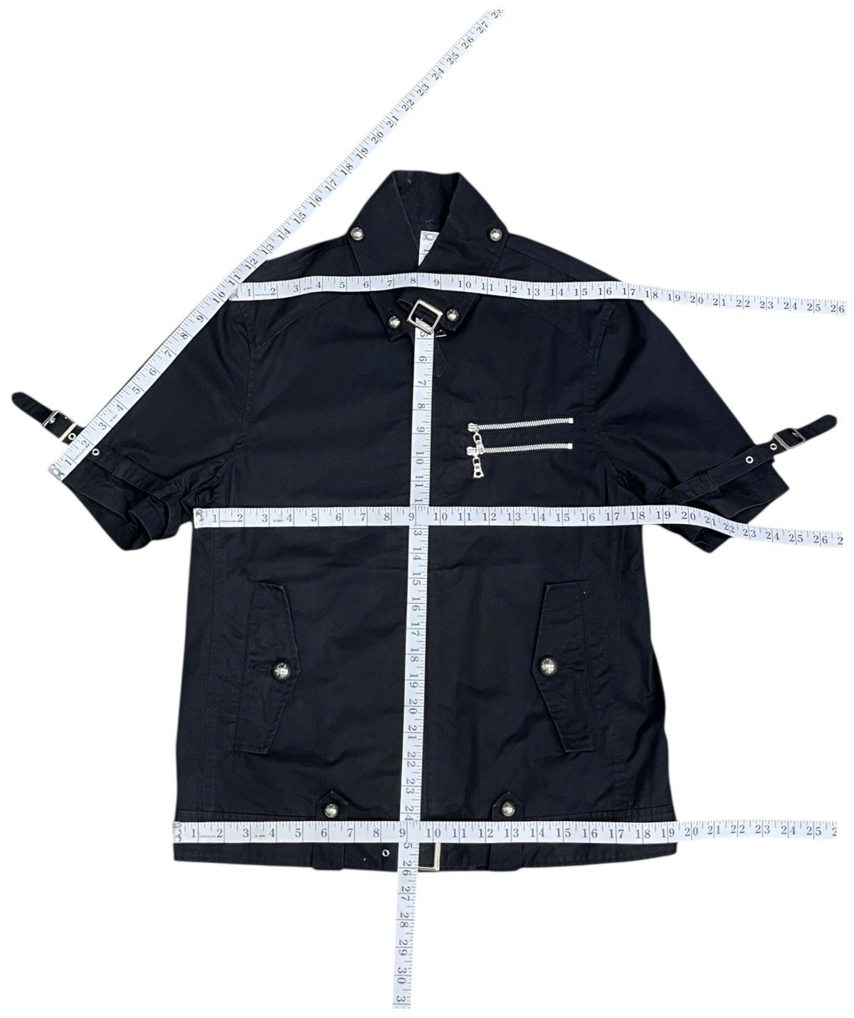 semanticdesign Semantic Design Punk Bondage Zipper Short Sleeve Shirt Japan Size US S / EU 44-46 / 1 - 13 Thumbnail