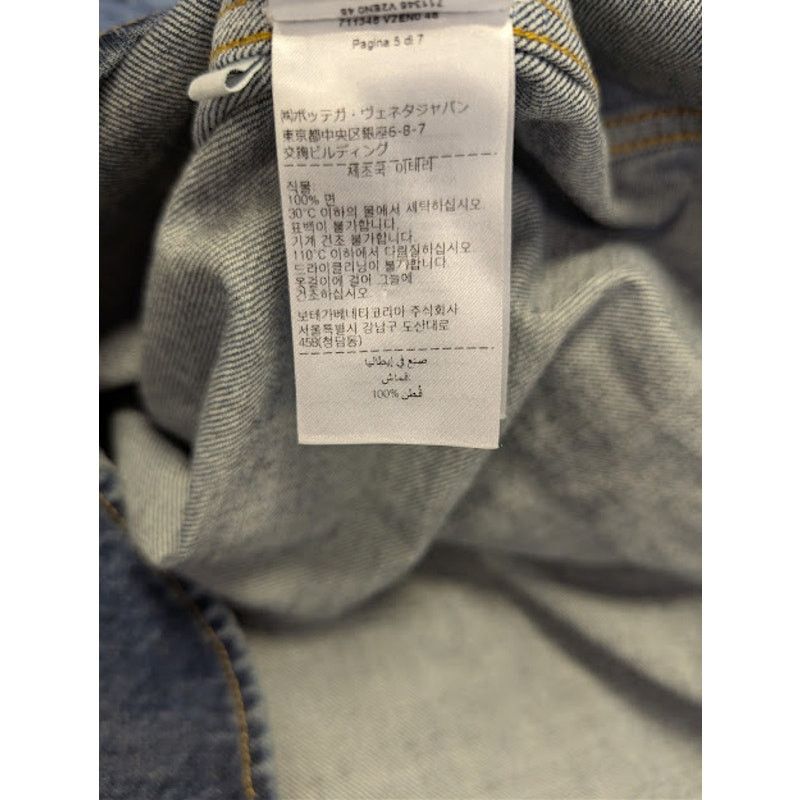 Bottega Veneta o1rshd1 Q:2 / Original Medium Wash Indigo Denim Shirt Blue Size US M / EU 48-50 / 2 - 20 Thumbnail
