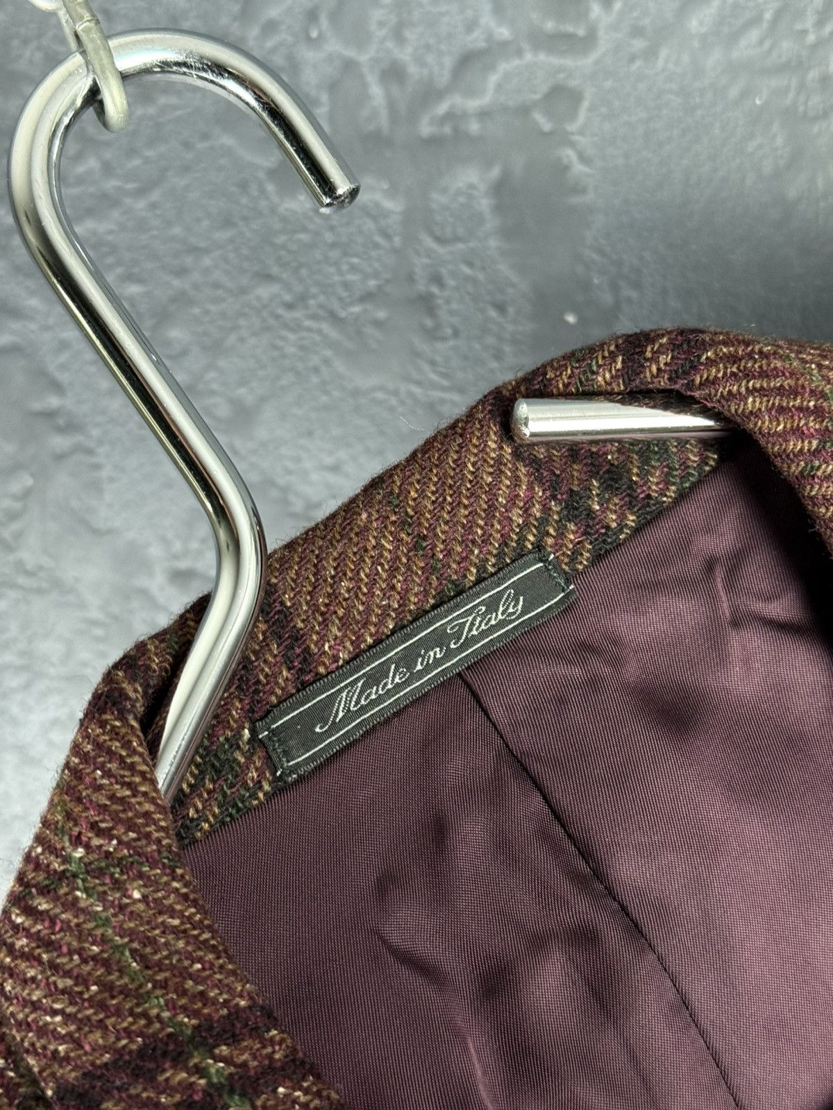 Versace Vintage Gianni Versace 80s-90s Double Breasted Blazer Wool Size 50R - 7 Thumbnail