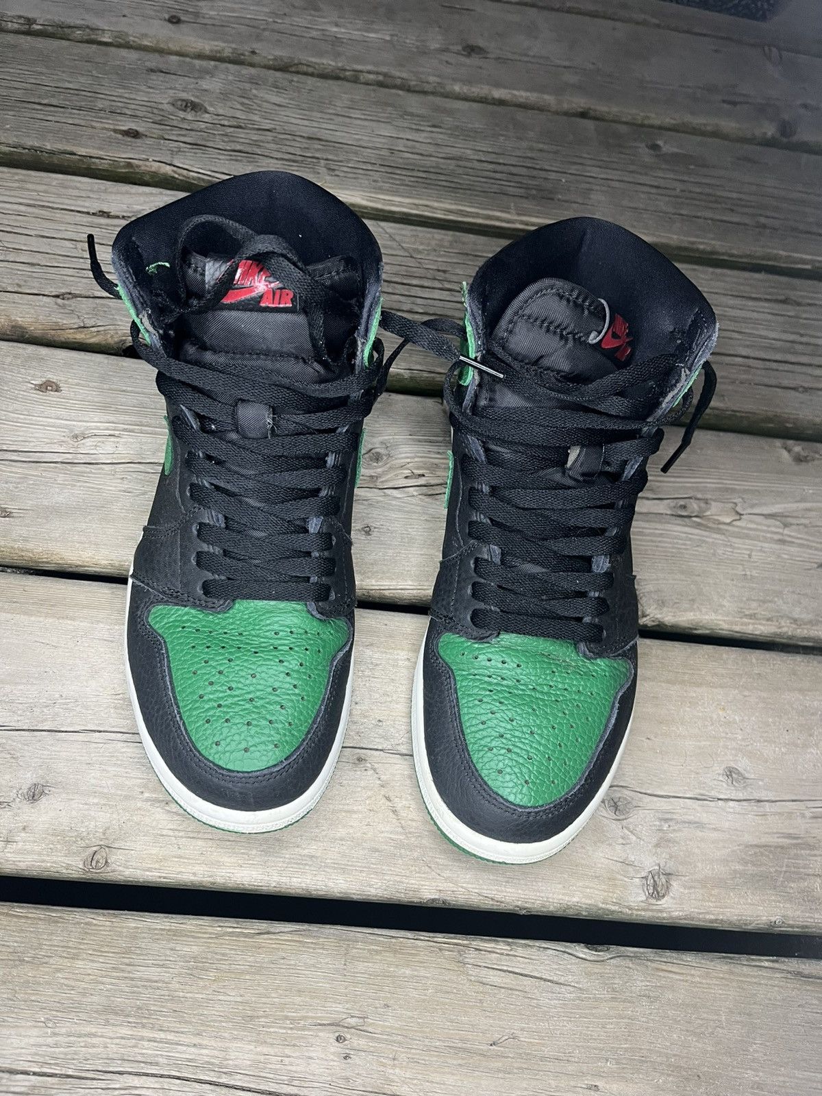 Jordan Brand 2018 Air Jordan Retro 1 Pine Green W Box Size US 9 / EU 42 - 3 Thumbnail