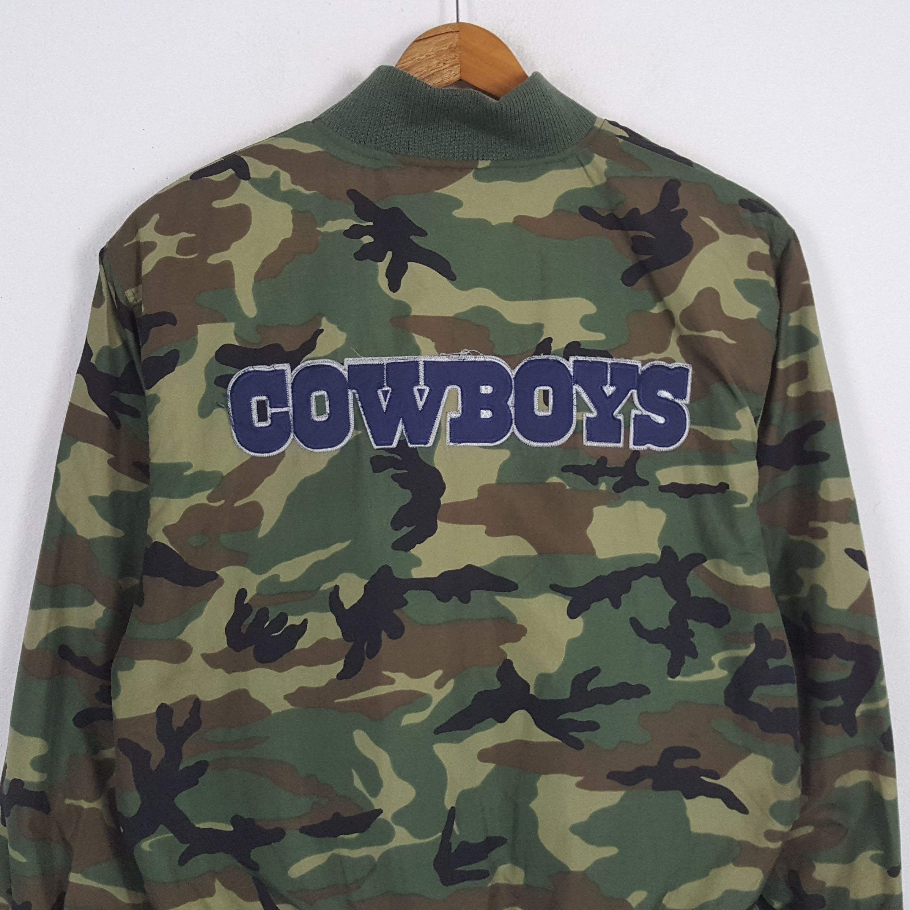 NFL × Reebok × Vintage Vintage Dallas COWBOYS NFL American Football Camo Jacket Size US XXL / EU 58 / 5 - 2 Thumbnail