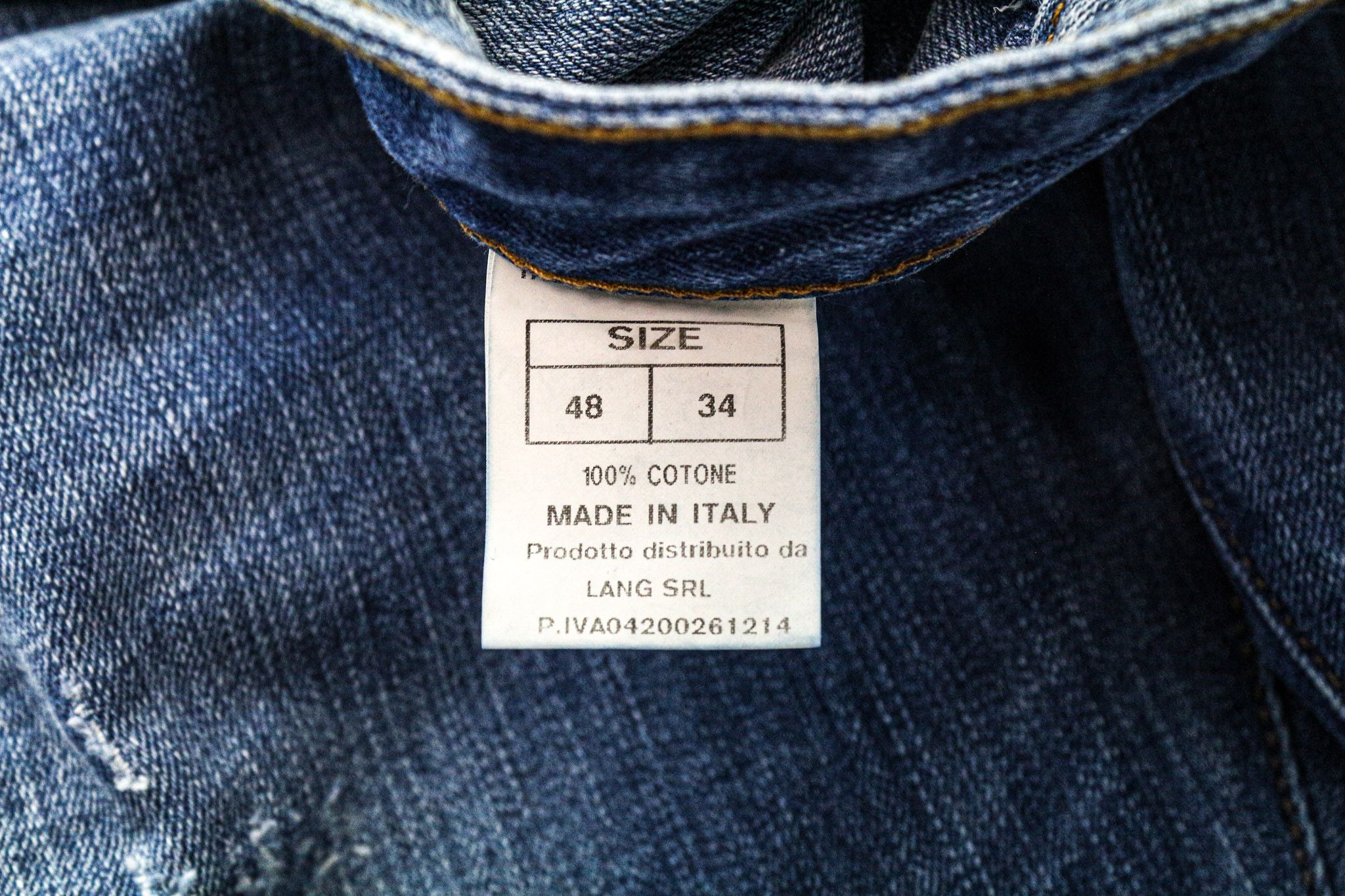 Takeshy Kurosawa W34 Slim Blue Cotton Button-Fly Jeans 75789 Size US 34 / EU 50 - 5 Thumbnail