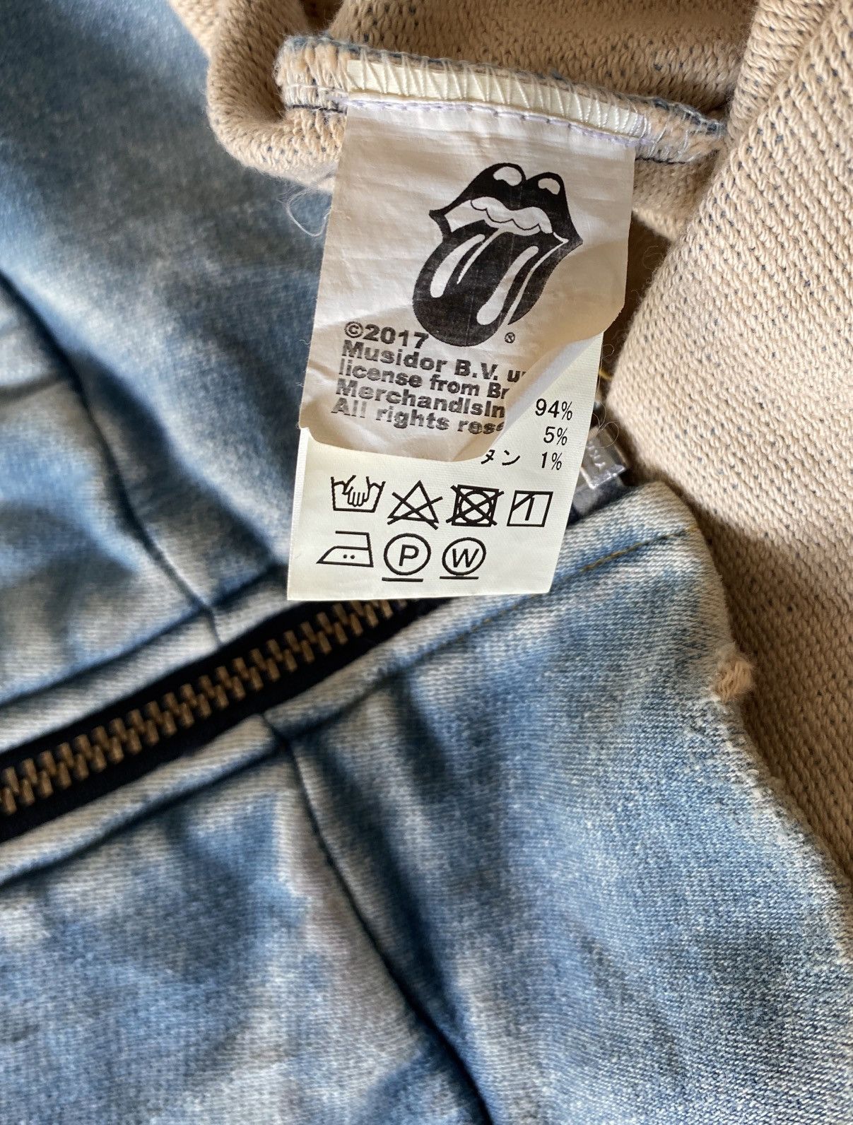 JACKROSE Rare Vintage Jackrose The Rolling Stones Bleach Hoodie 2000s Size US L / EU 52-54 / 3 - 9 Thumbnail