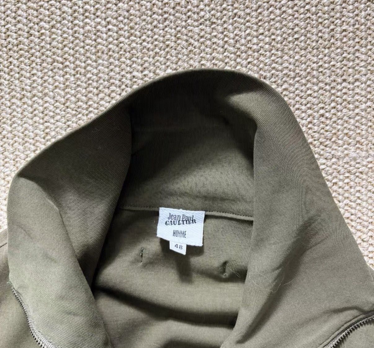 Jean Paul Gaultier Jean Paul Gaultier Zip & Strap Detail Mock Neck Top J29 Size US M / EU 48-50 / 2 - 3 Thumbnail