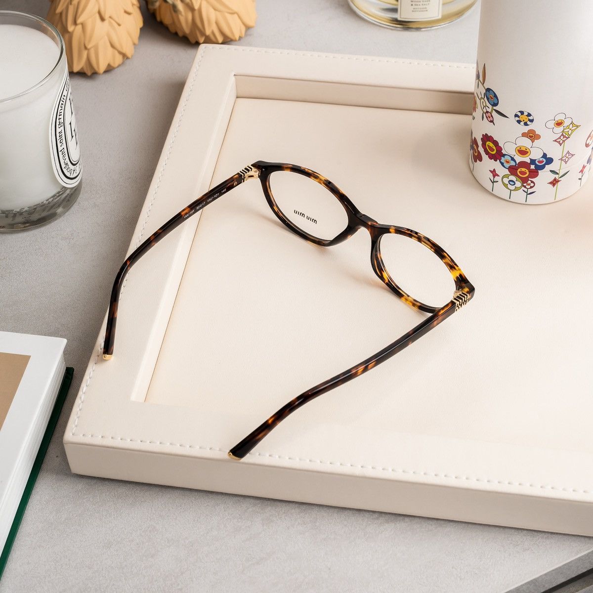 Miu Miu MIU MIU 0MU 09XV VAU1O1 GLASSES Size ONE SIZE - 4 Thumbnail