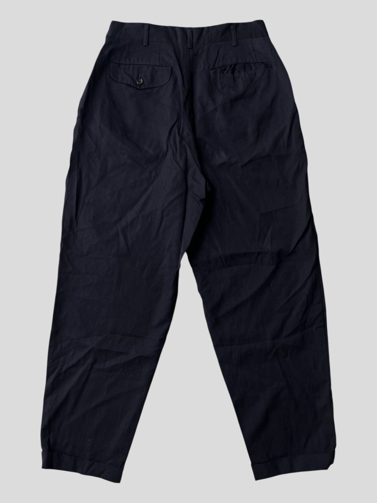 Comme des Garcons Homme Vintage AW88 Comme des Garcons Homme Gabardine Trouser Pants Size US 29 - 2 Thumbnail