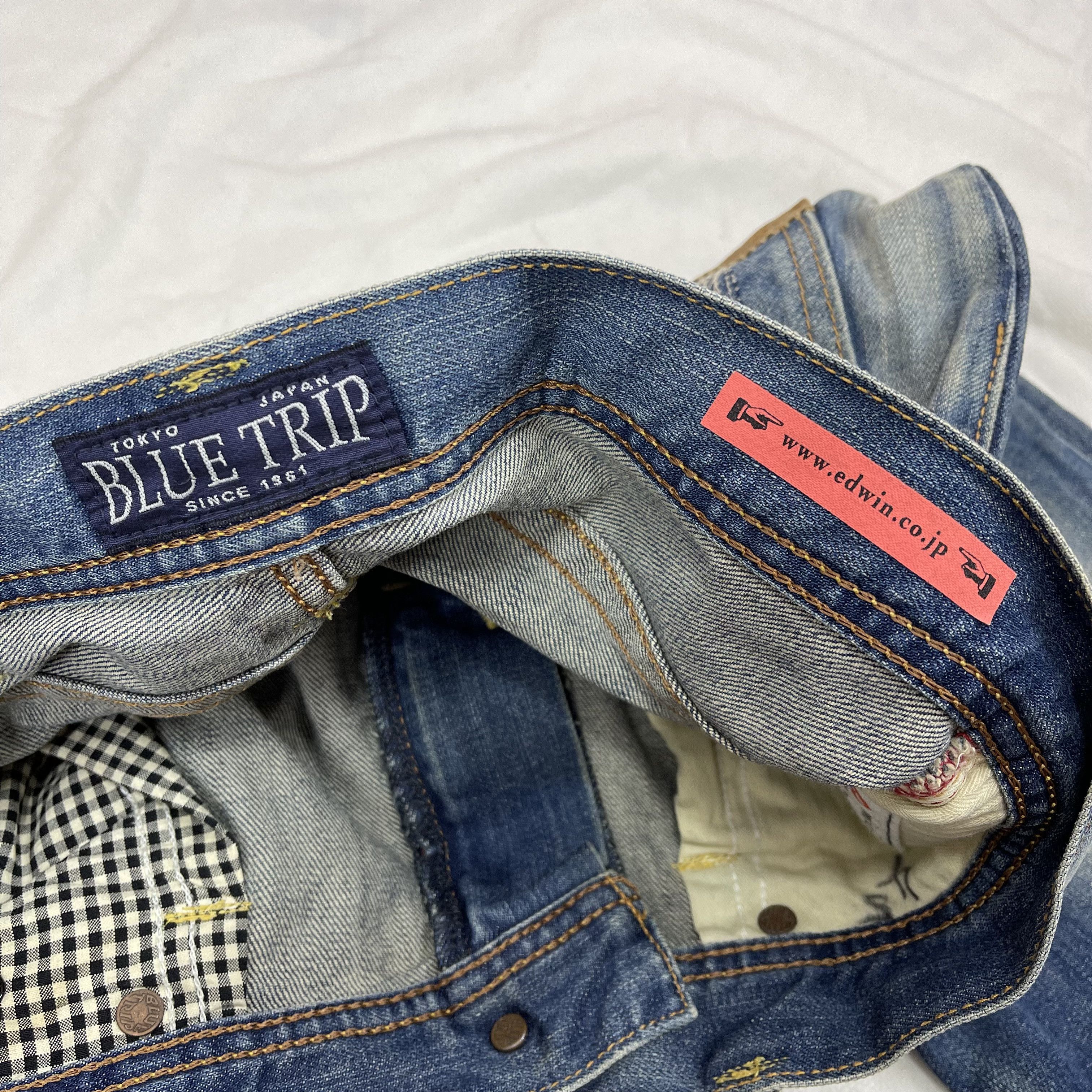 Edwin EDWIN BLUE TRIP Flare Denim Jeans #1288/AS Size US 28 / EU 44 - 8 Thumbnail