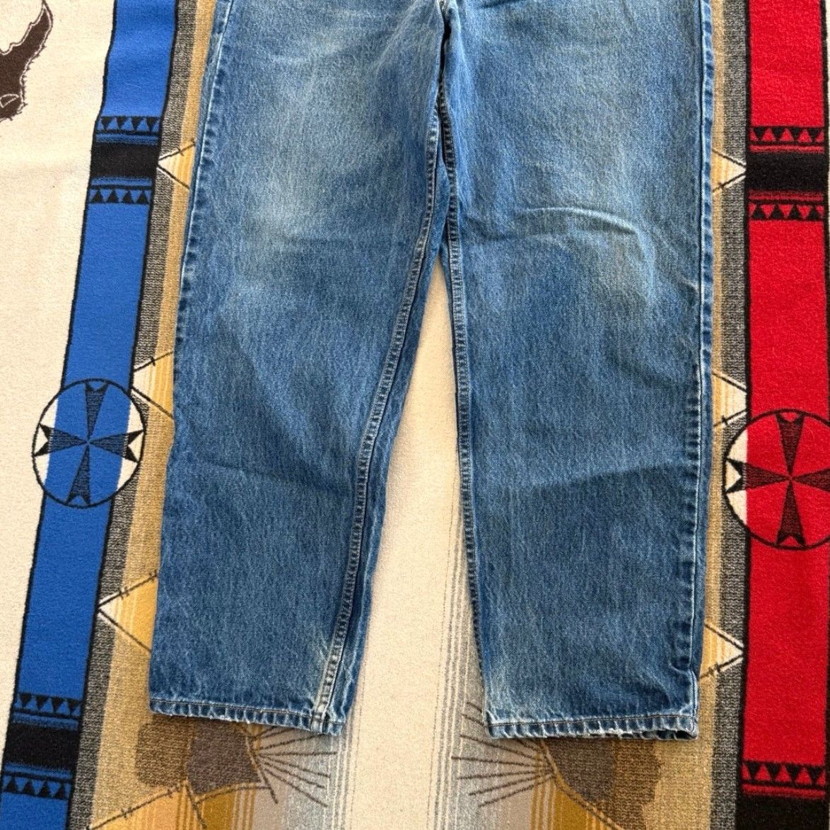 Levi's VINTAGE Levi's Orange Tab Relaxed Fit Denim Blue Jeans 38x30 Men 90s Straight Waist 38 Inseam 30 Regular Size Regular Size US 38 / EU 54 - 7 Thumbnail