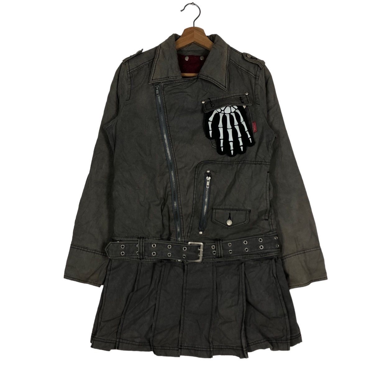 Japanese Brand 🔥Rare Pick!! Vintage Bondage Parachute Jacket Algon Quins Size US M / EU 48-50 / 2 - 2 Thumbnail