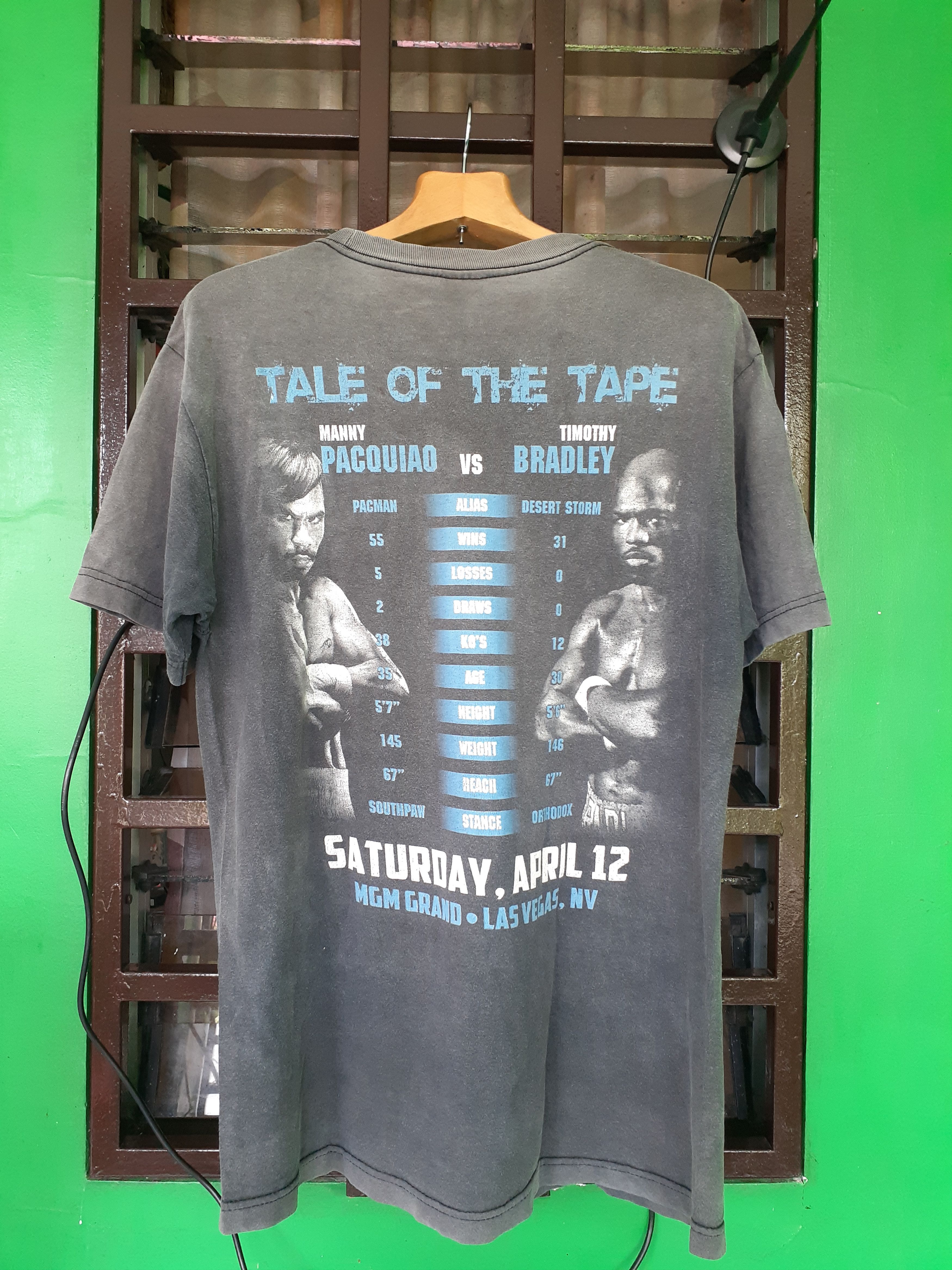 Vintage 2014 Pacquiao vs Bradley 2 B2B Tee Size US M / EU 48-50 / 2 - 2 Thumbnail