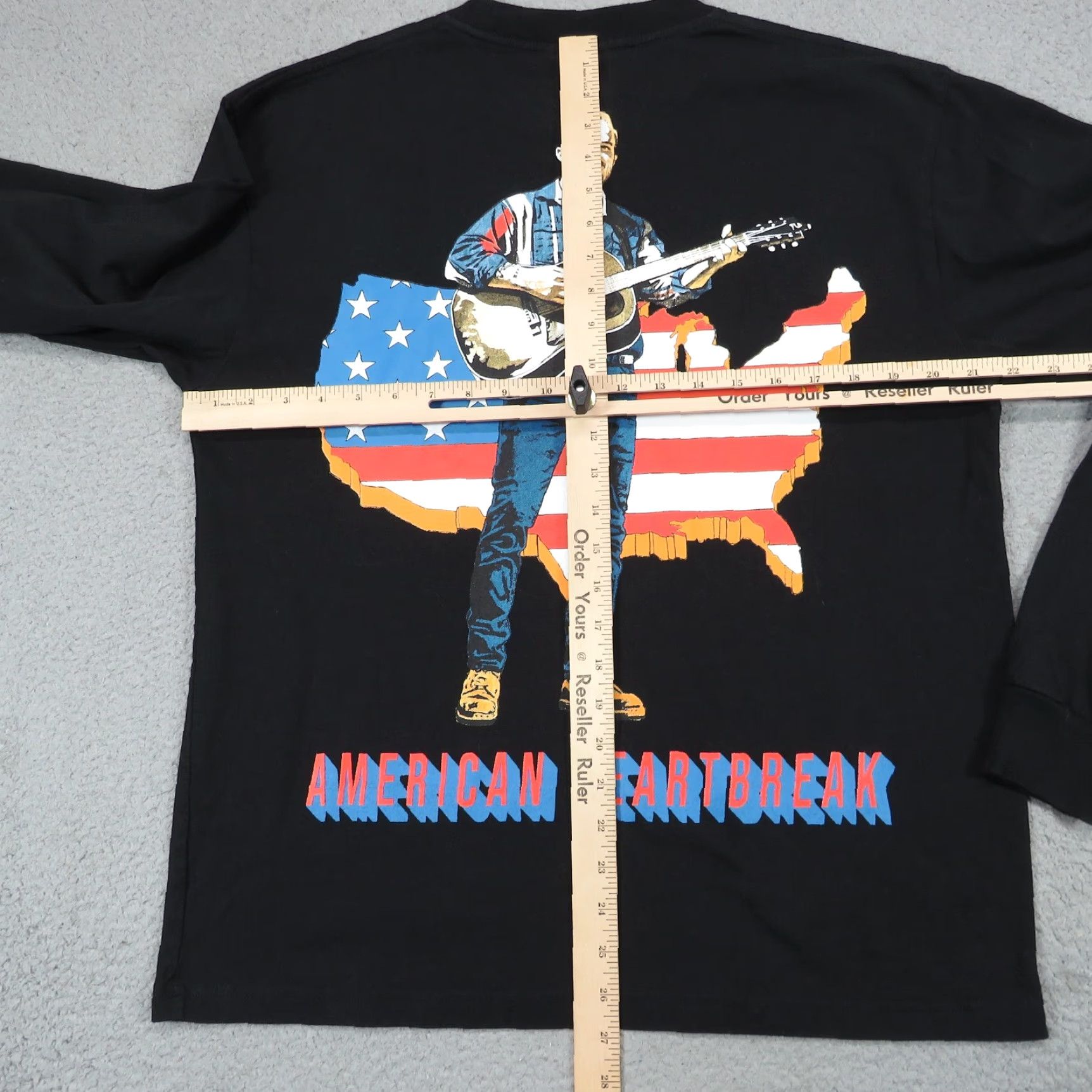 Vintage Zach Bryan Shirt Adult Medium Tour Merch American Heartbreak Mens Band Shirt Black Size US M / EU 48-50 / 2 - 5 Thumbnail