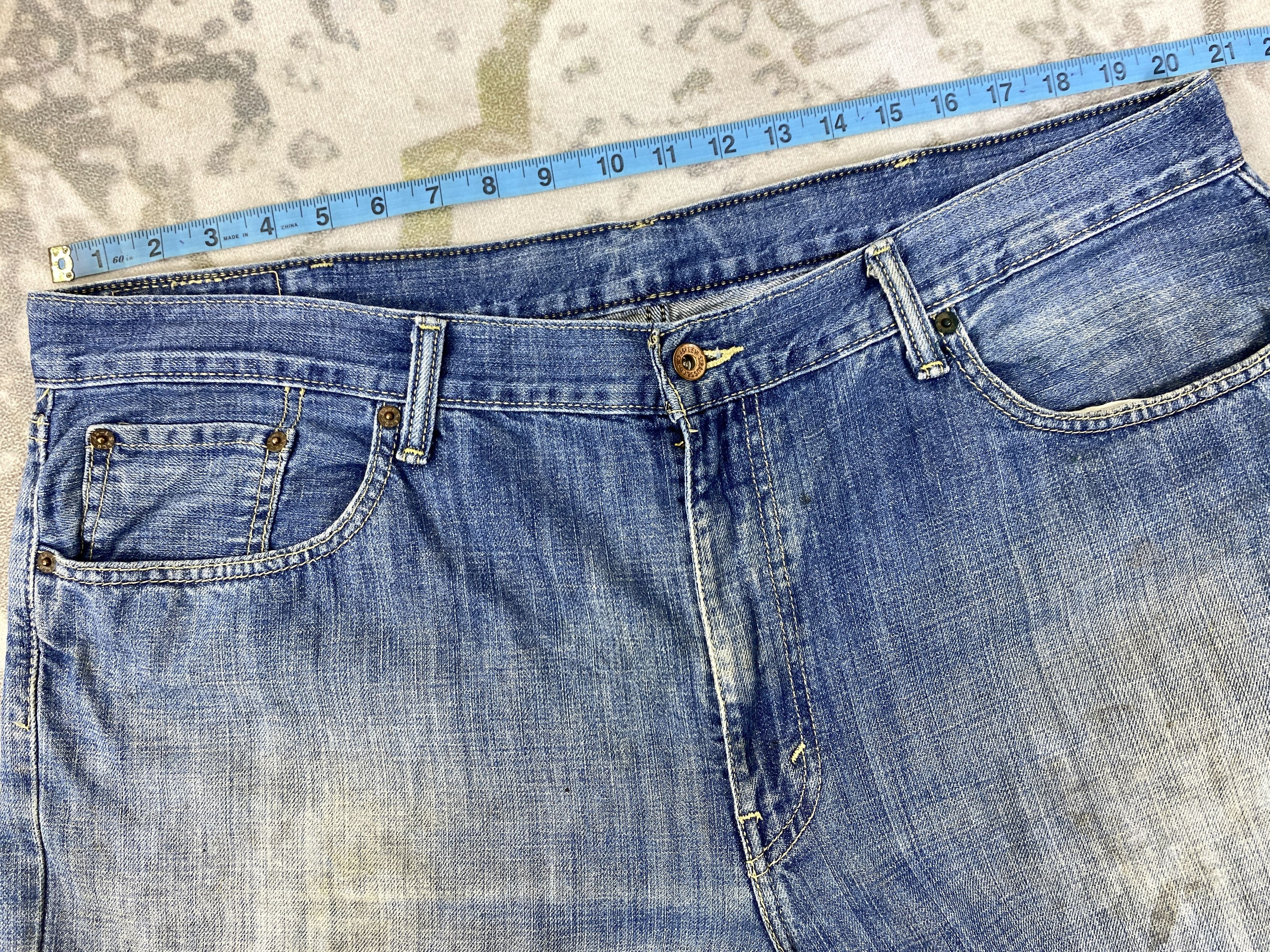 Levi's Distressed Blue Vintage Levi's 559 41x31.5 Denim -JN1444 Size US 41 - 5 Thumbnail