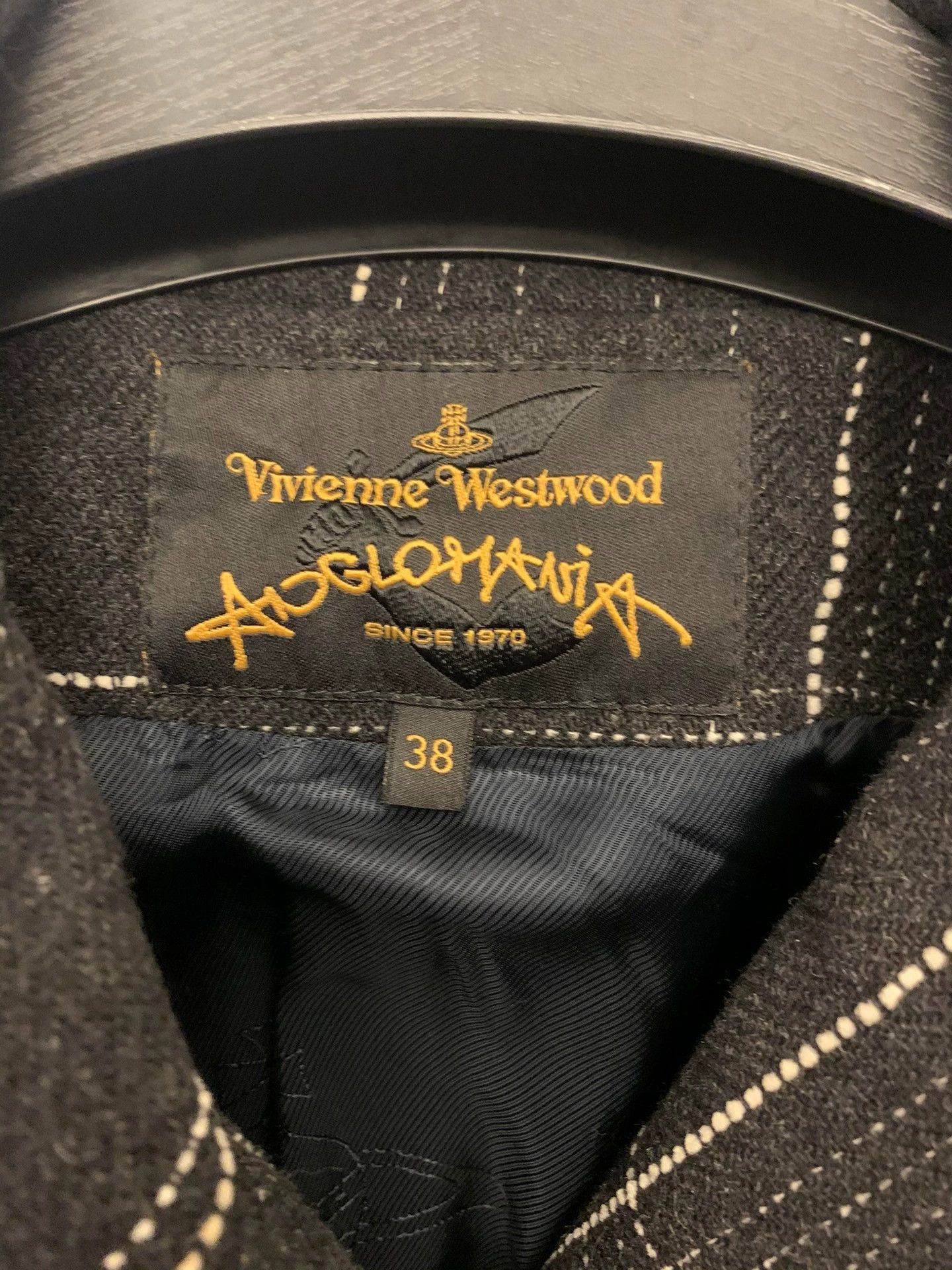Vivienne Westwood Vivienne Westwood Black Label Court Sleeve Check Wool Waist-Cinched Jacket Size XS / US 0-2 / IT 36-38 - 8 Thumbnail