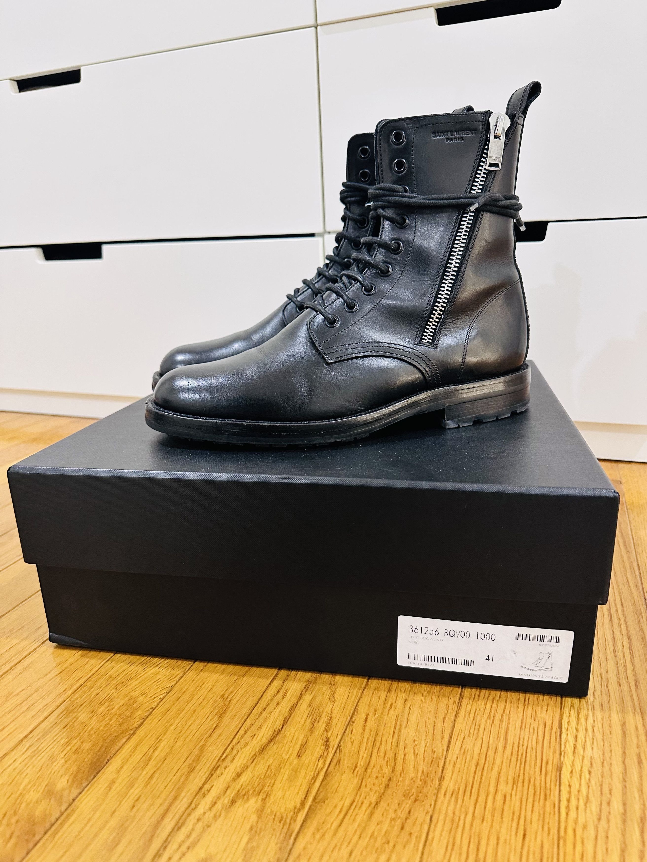 Saint Laurent Paris Saint Laurent Ranger Dual Zipper Boots 41 Size US 8 / EU 41 - 2 Thumbnail