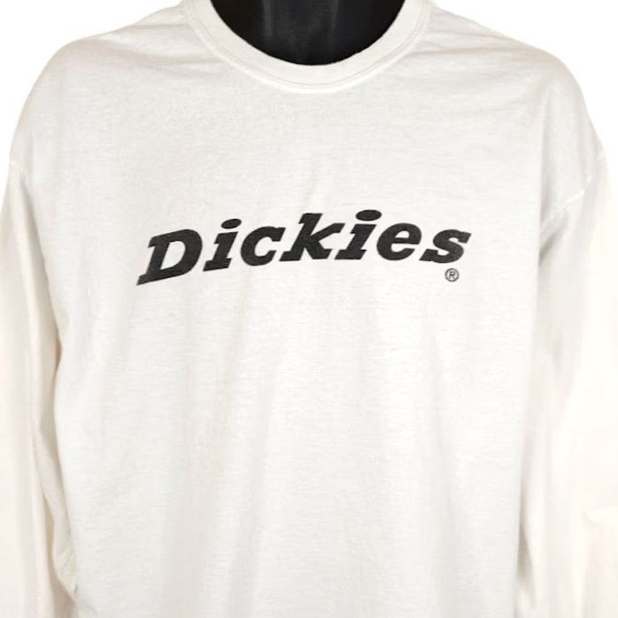 Dickies Dickies Moto T Shirt Mens XL White Biker Motorcycle Motocross Supercross Shirt Long Sleeve Crew Neck Devil? Size US XL / EU 56 / 4 - 2 Thumbnail