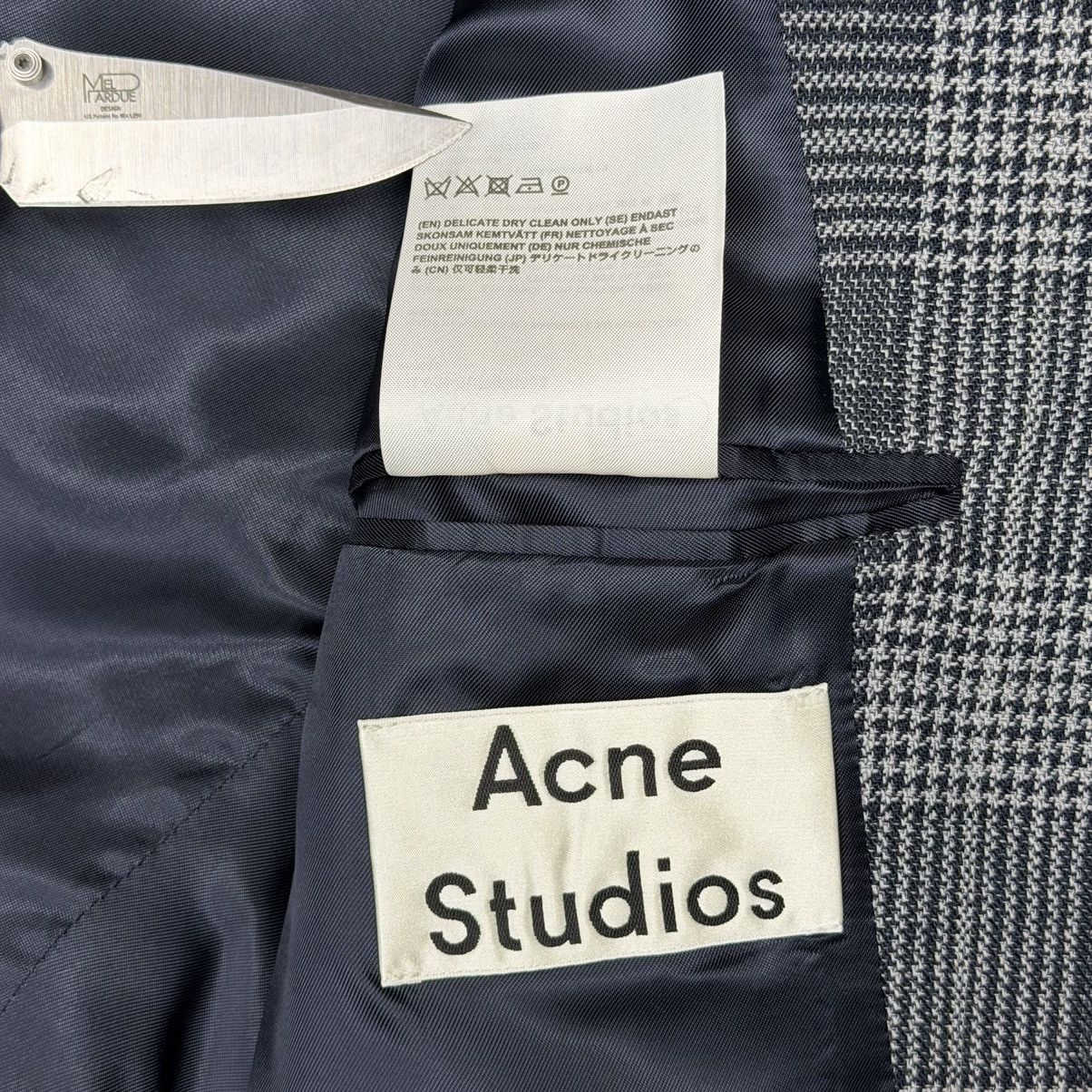 Acne Studios Single Breasted Plaid Blazer Size S / US 4 / IT 40 - 9 Thumbnail