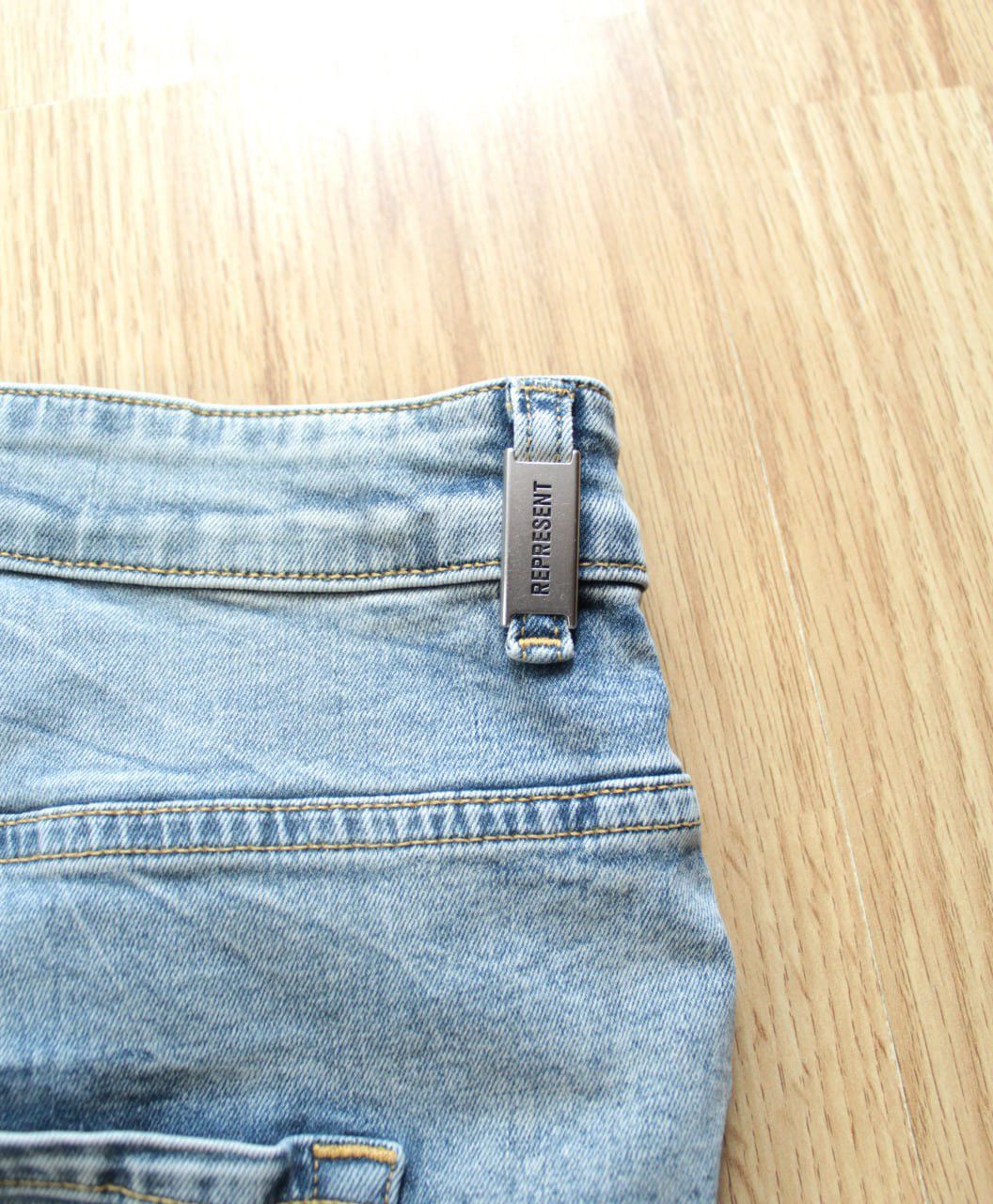 Represent Clo. 🔥 Represent Baggy Denim Pants Blue Jeans Trousers Size US 36 / EU 52 - 3 Thumbnail
