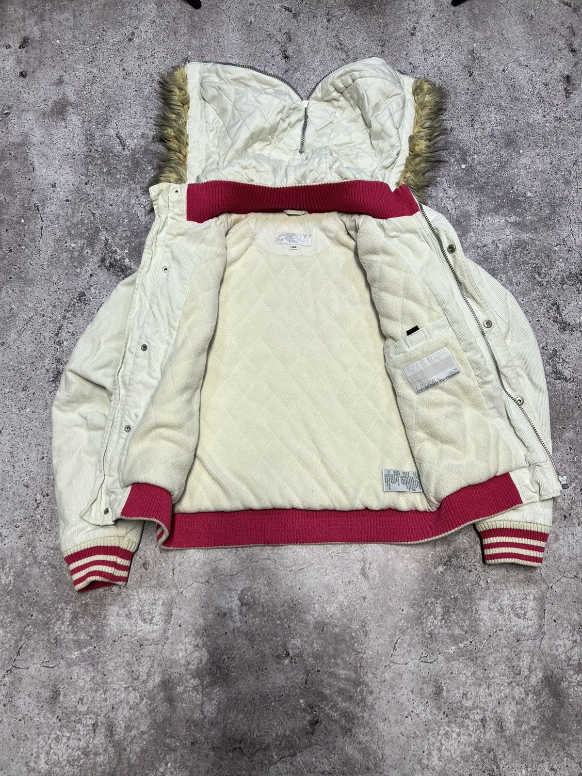 O'Neill Y2K Vintage Oneill Faux Fur Hoodie Jacket lgb if6was9 style Size M / US 6-8 / IT 42-44 - 7 Thumbnail