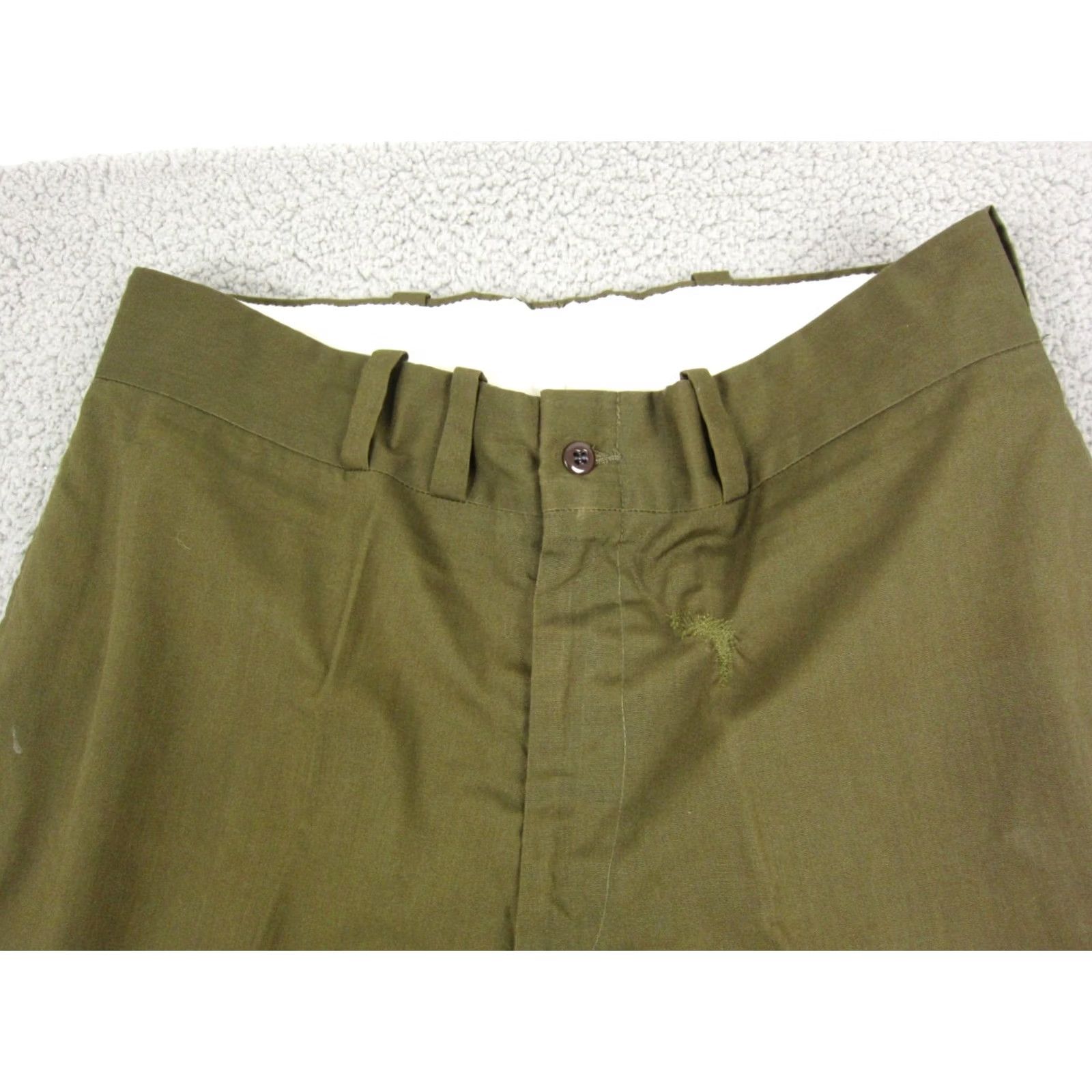 JCPenney Vintage Big Mac JCPenney Pants Adult W 36 L 28 Olive Green Work Straight 50s 60s Size US 36 / EU 52 - 2 Thumbnail