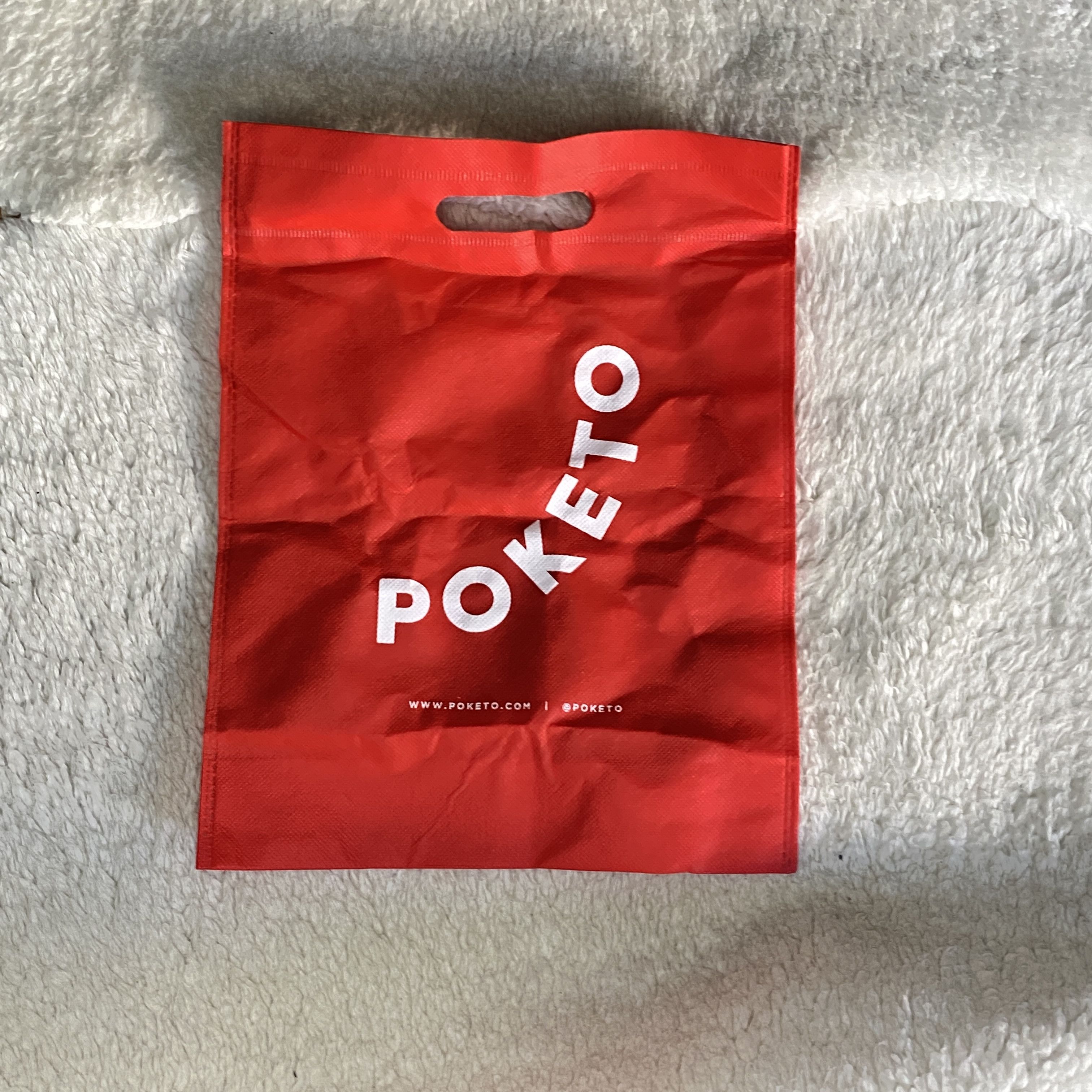 Other Poketo Red Reusable Shopping Tote Bag | Non-Woven Size ONE SIZE - 9 Thumbnail