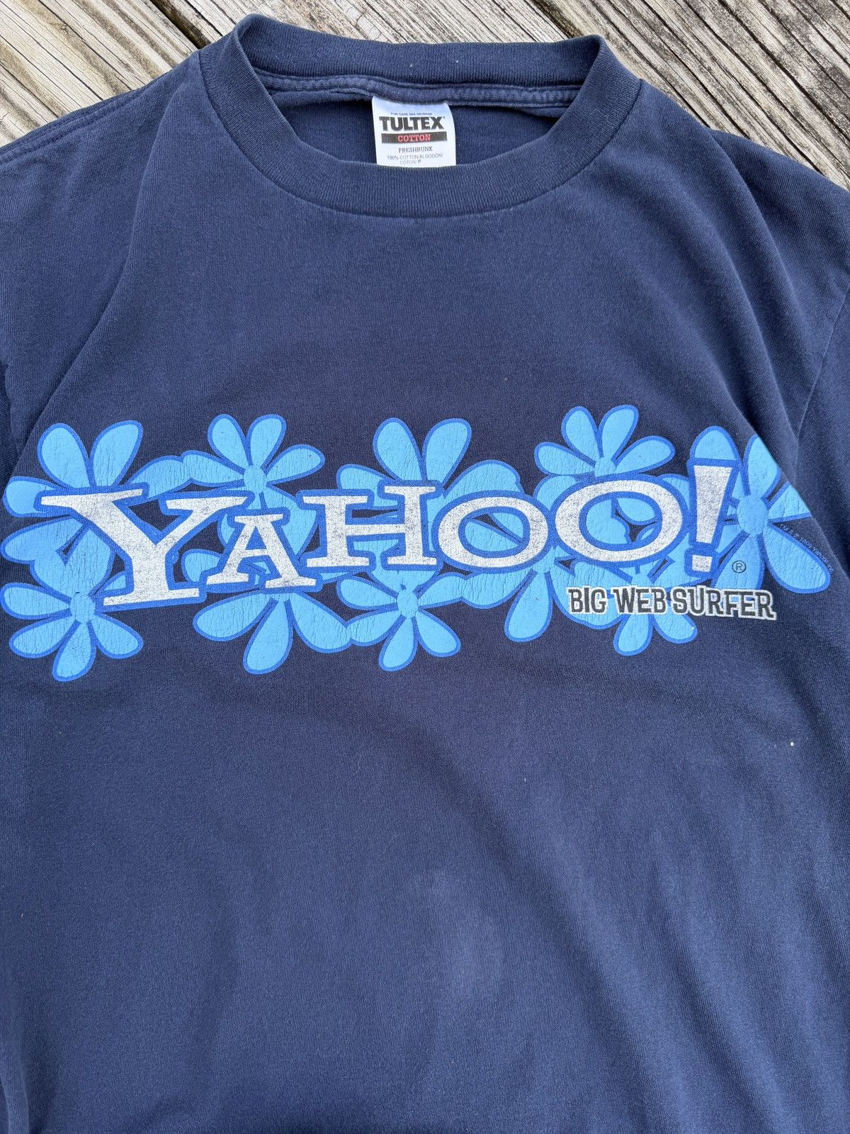 Vintage 90s Yahoo Big Web Surfer Aloha Promo Tee Size US L / EU 52-54 / 3 - 1 Thumbnail