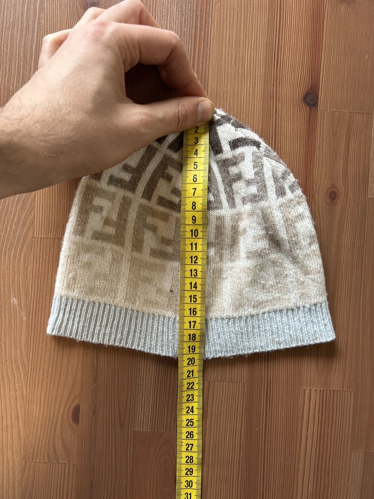 Fendi Multicolor FF Zucca Monogram Beanie Size ONE SIZE - 6 Thumbnail