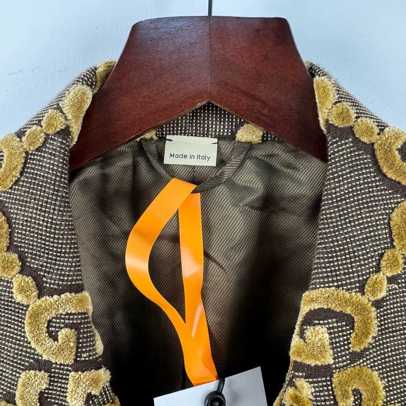 Gucci Gucci Plush full-print old flower suit 2501-Nextarrow Size 48R - 3 Thumbnail