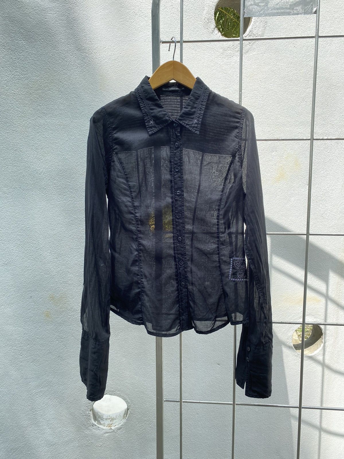 Marithe + Francois Girbaud MARITHE FRANÇOIS GIRBAUD black shirt Size ONE SIZE - 5 Thumbnail