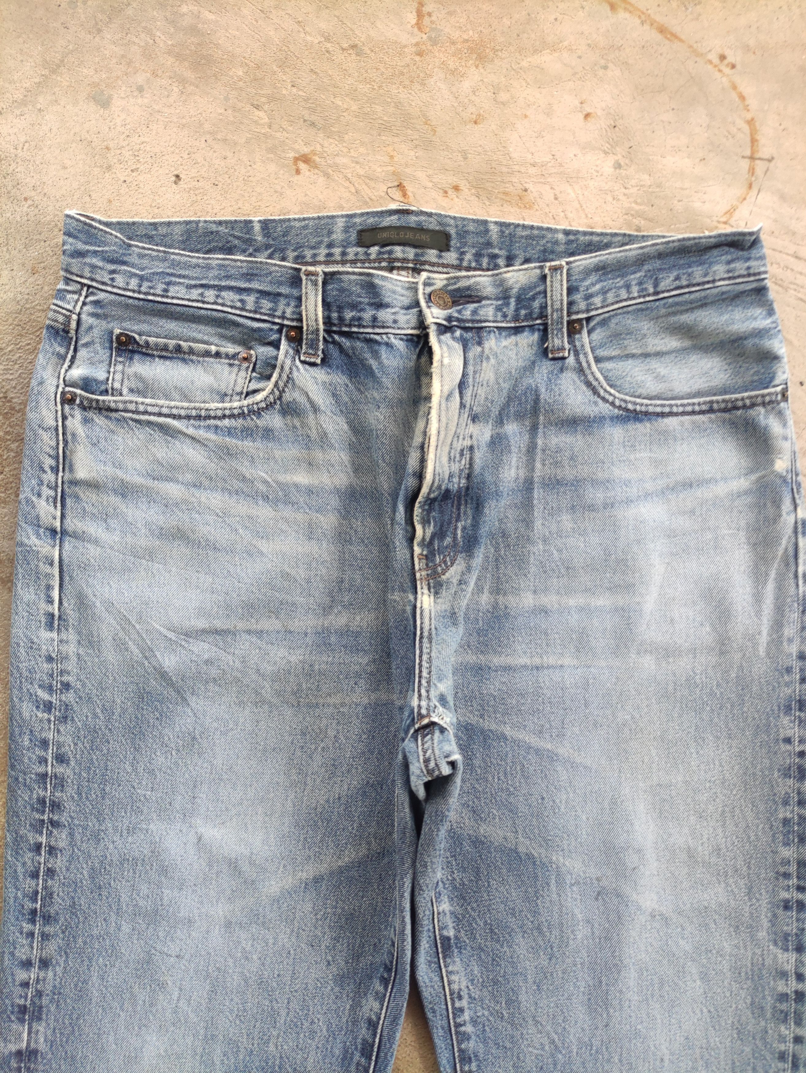 Japanese Brand Vintage Japanese Baggy Jean Faded Pants Size US 38 / EU 54 - 3 Thumbnail